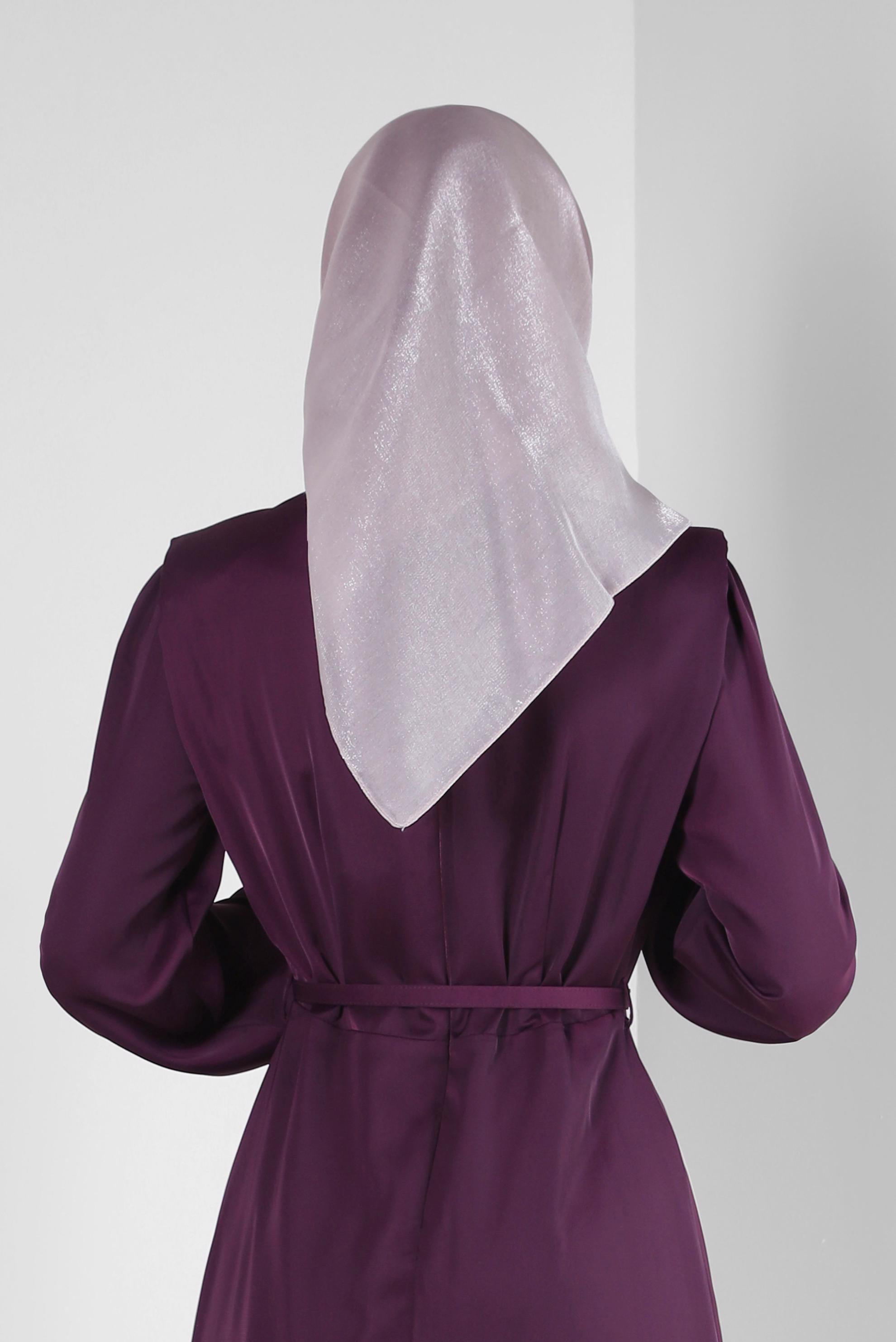 Tesettür giyim PEMBE ALVİNA DEGRADE KEHRİBAR EŞARP 8252 