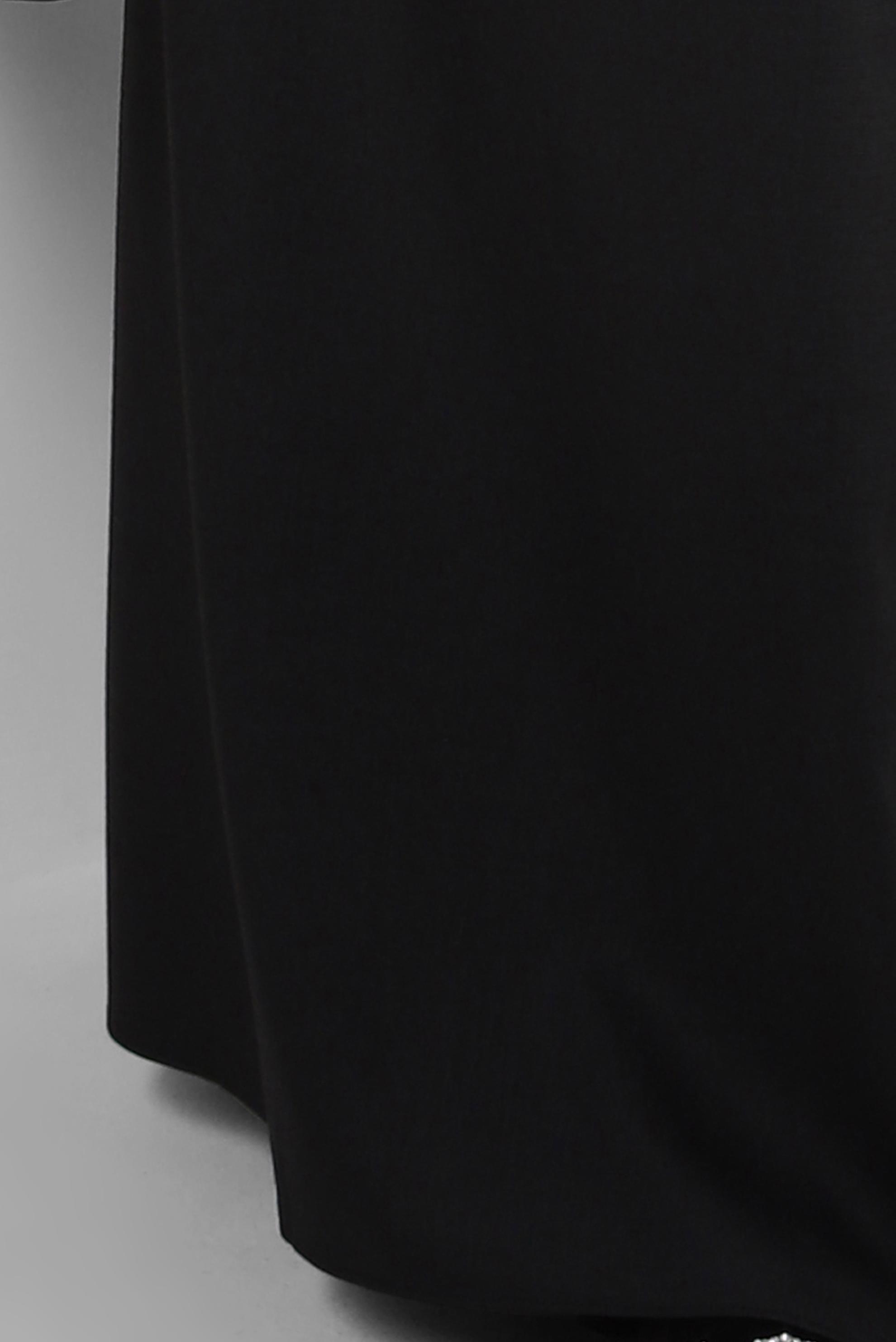 Tesettür giyim SİYAH DÜZ KESİM ETEK 60404