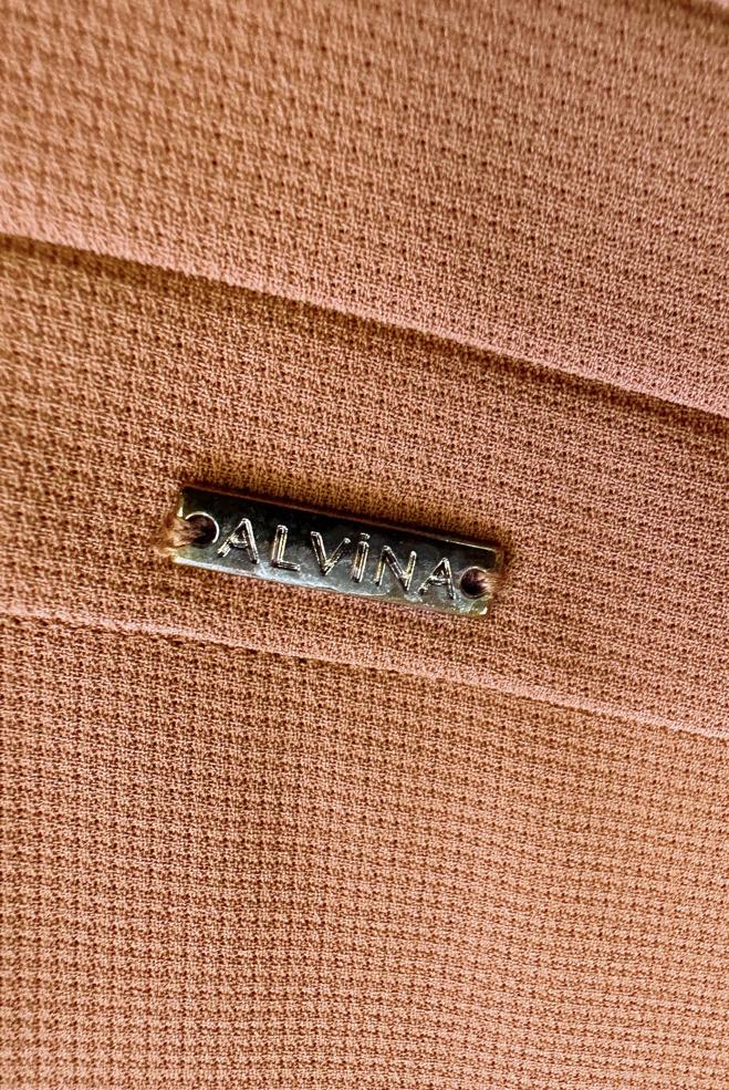 Tesettür giyim TABA DÜĞME DETAYLI A KESİM ETEK 60411 - ALVİNA