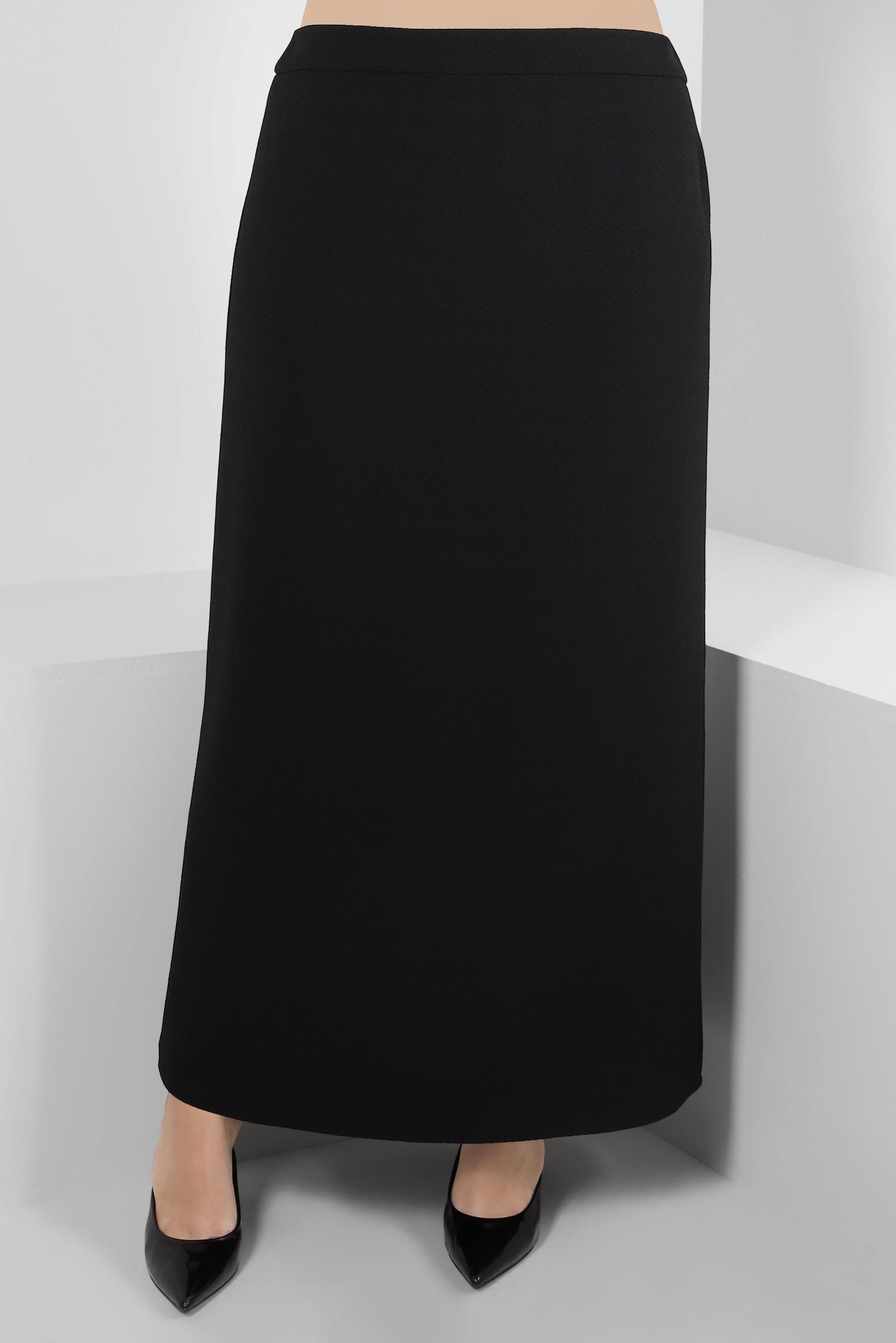 Tesettür giyim SİYAH DÜZ KESİM FERMUARLI ETEK 60418