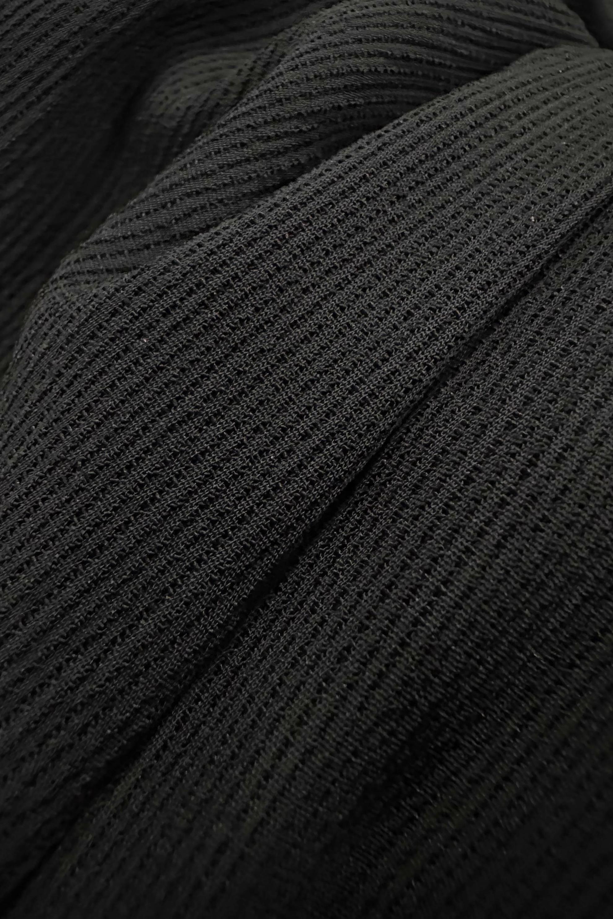 Tesettür giyim SİYAH VOLANLI BELİ LASTİKLİ ETEK 60421