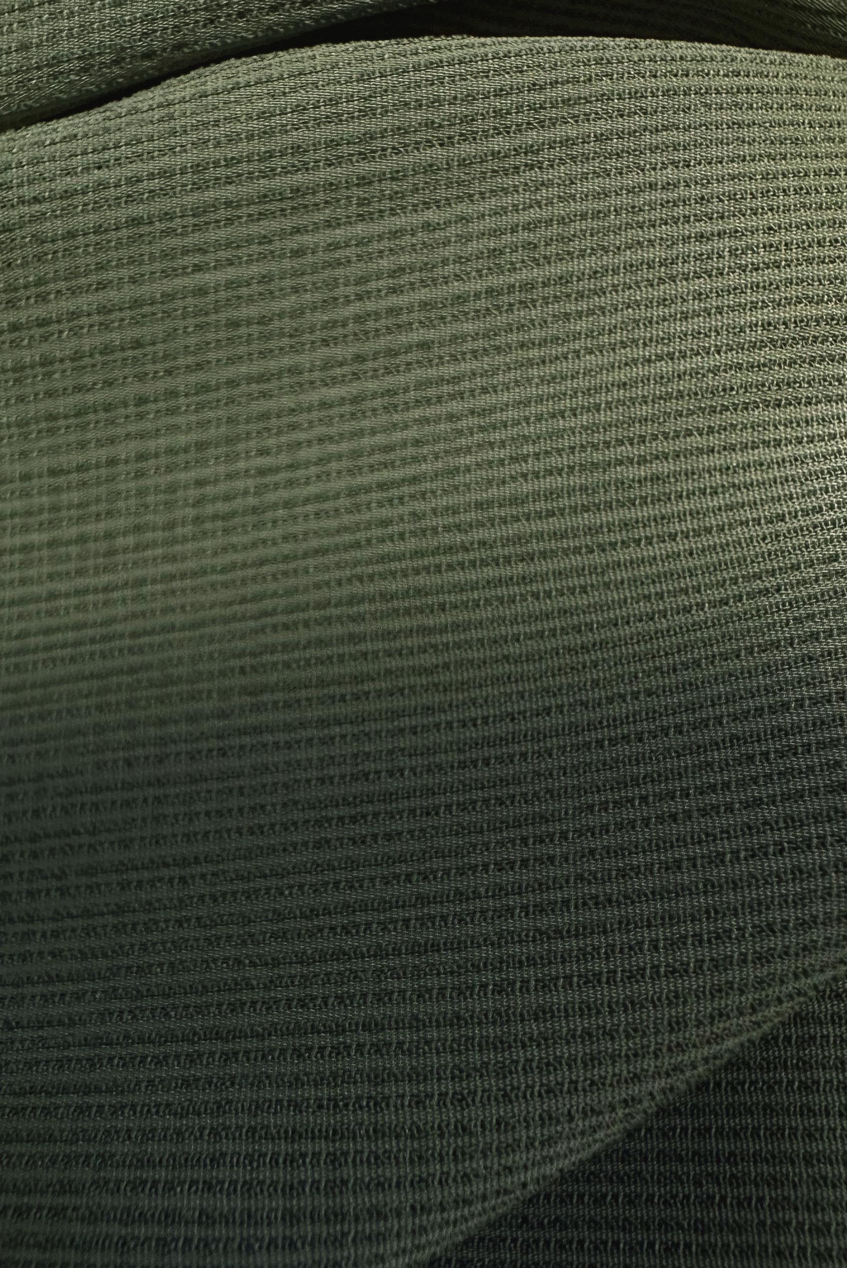 Tesettür giyim HAKİ VOLANLI BELİ LASTİKLİ ETEK 60421