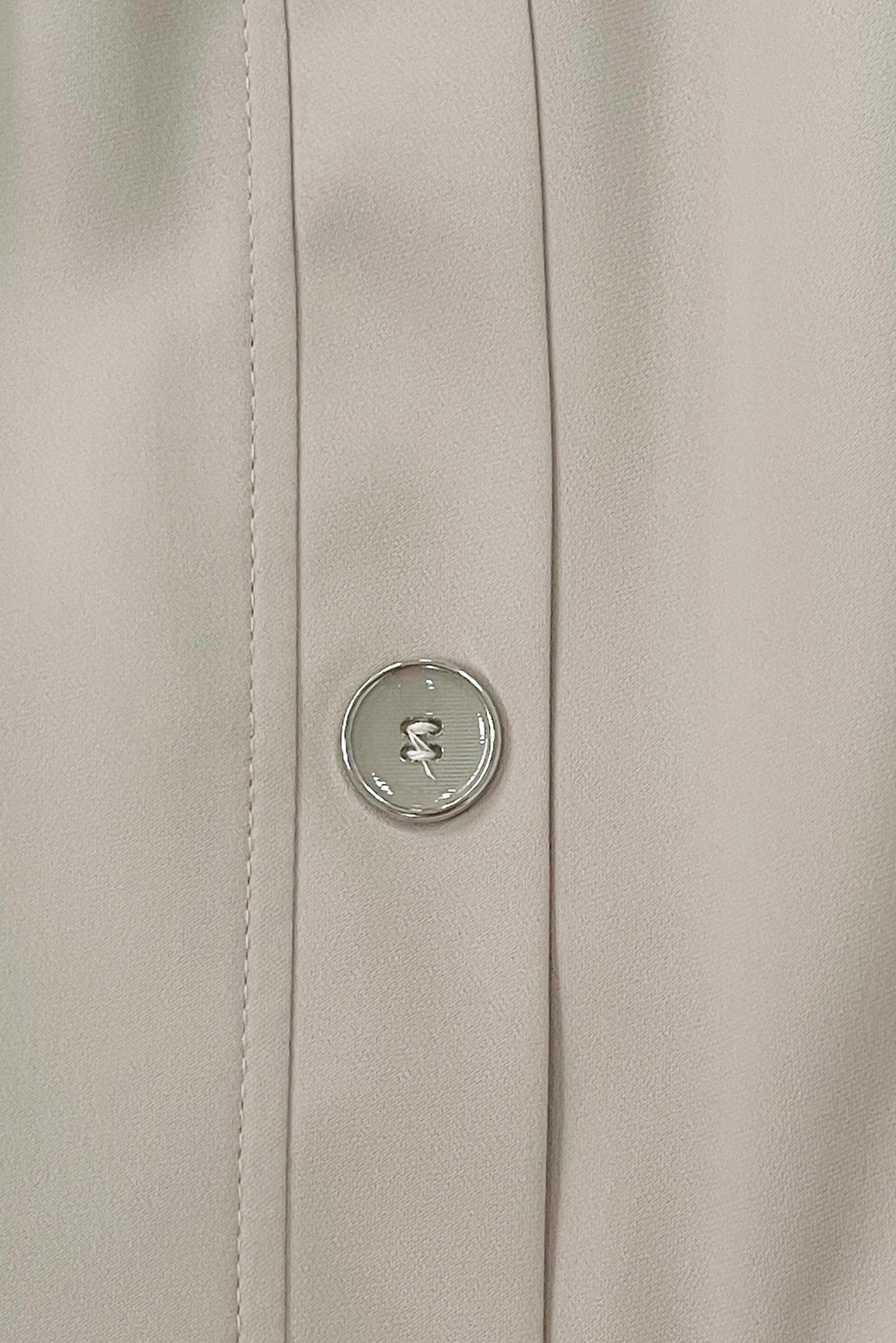 Tesettür giyim BEJ BELİ LASTİKLİ DÜĞME DETAYLI ETEK 60422