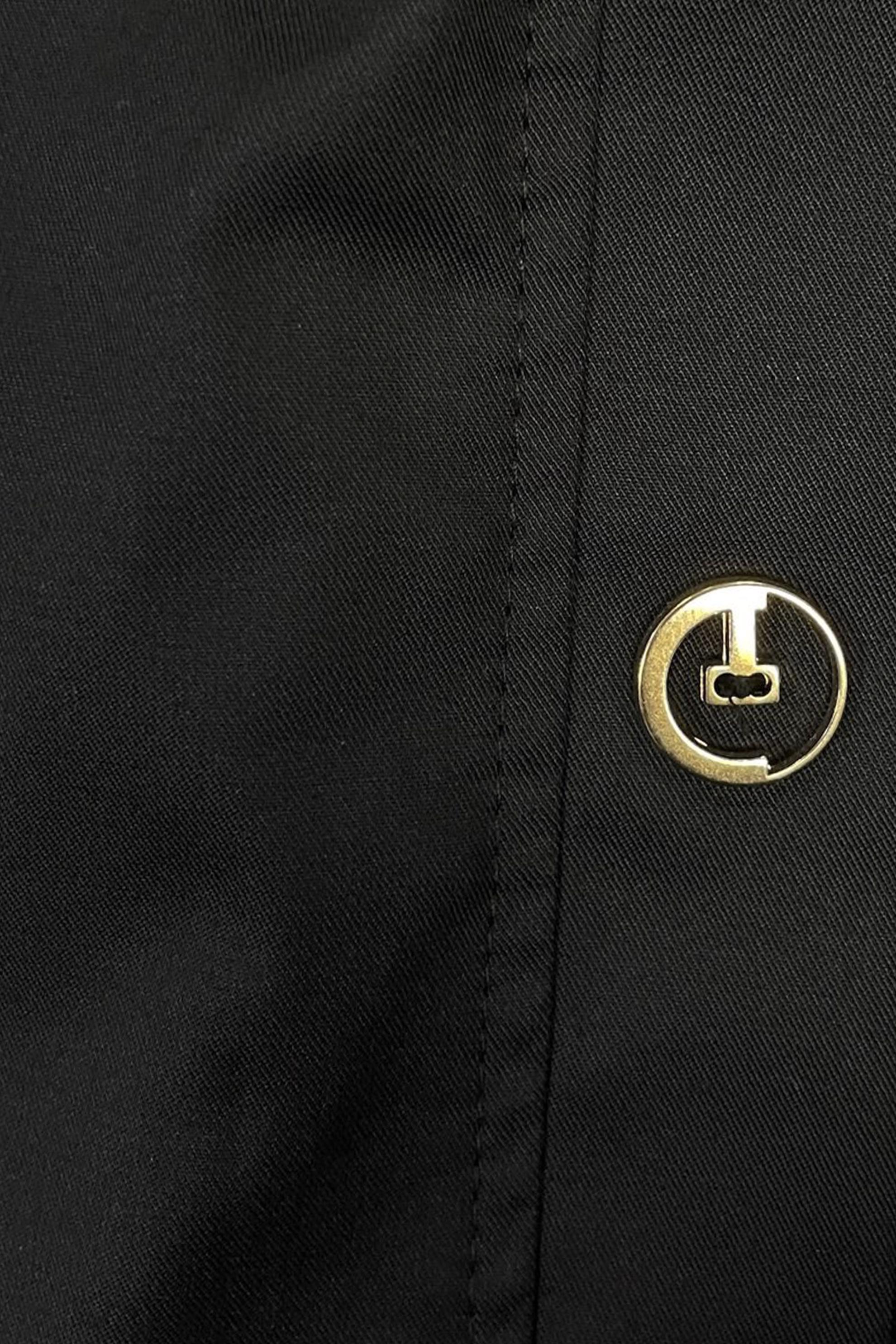 Tesettür giyim SİYAH DÜĞME DETAYLI BELİ LASTİKLİ ETEK 60424