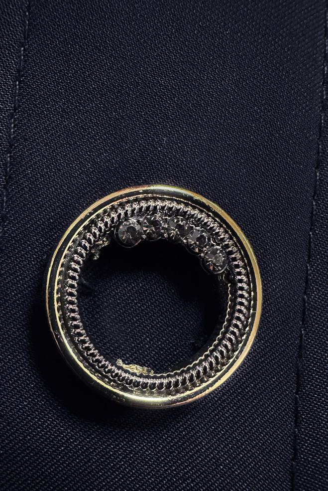 Vêtements hijab BLEU MARINE ABAYA CEINTURE 80069 - ALVİNA