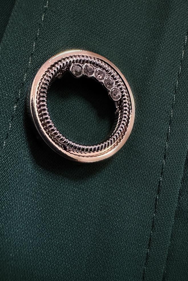 Vêtements hijab VERT ABAYA CEINTURE 80069 - ALVİNA