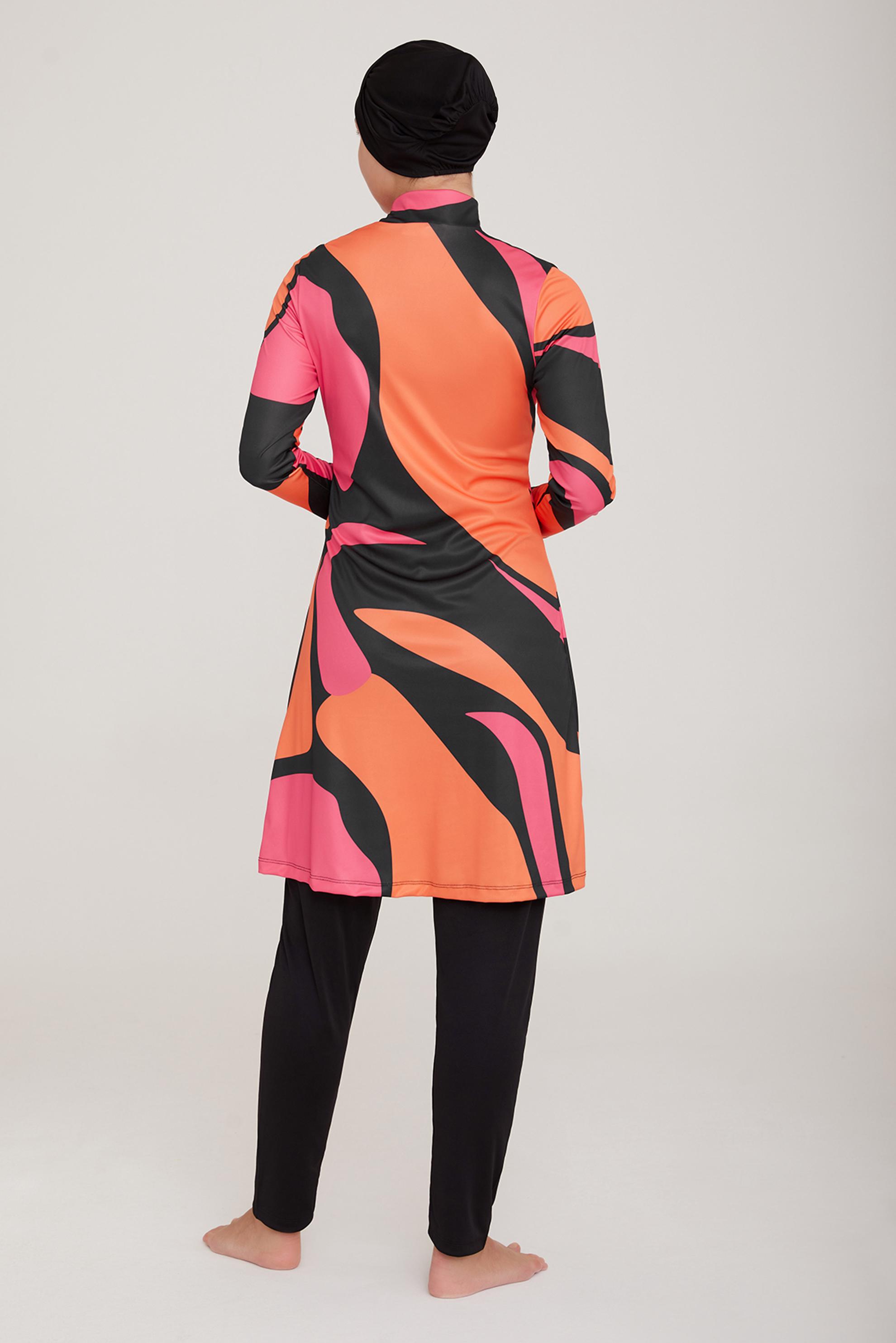 Vêtements hijab NOIR ENSEMBLE MAILLOT HIJAB COULEUR 9006