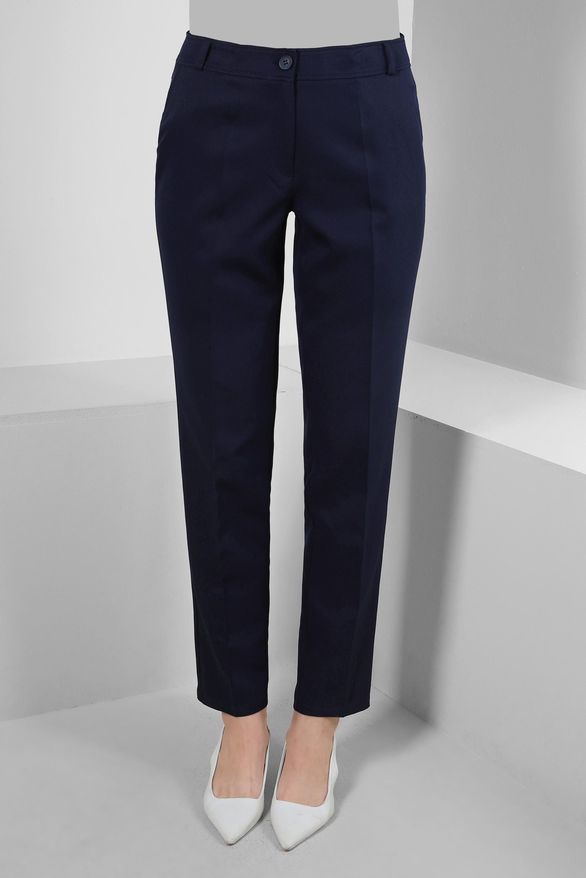 Tesettür giyim LACİVERT DAR PAÇA KLASİK KESİM PANTOLON 70502