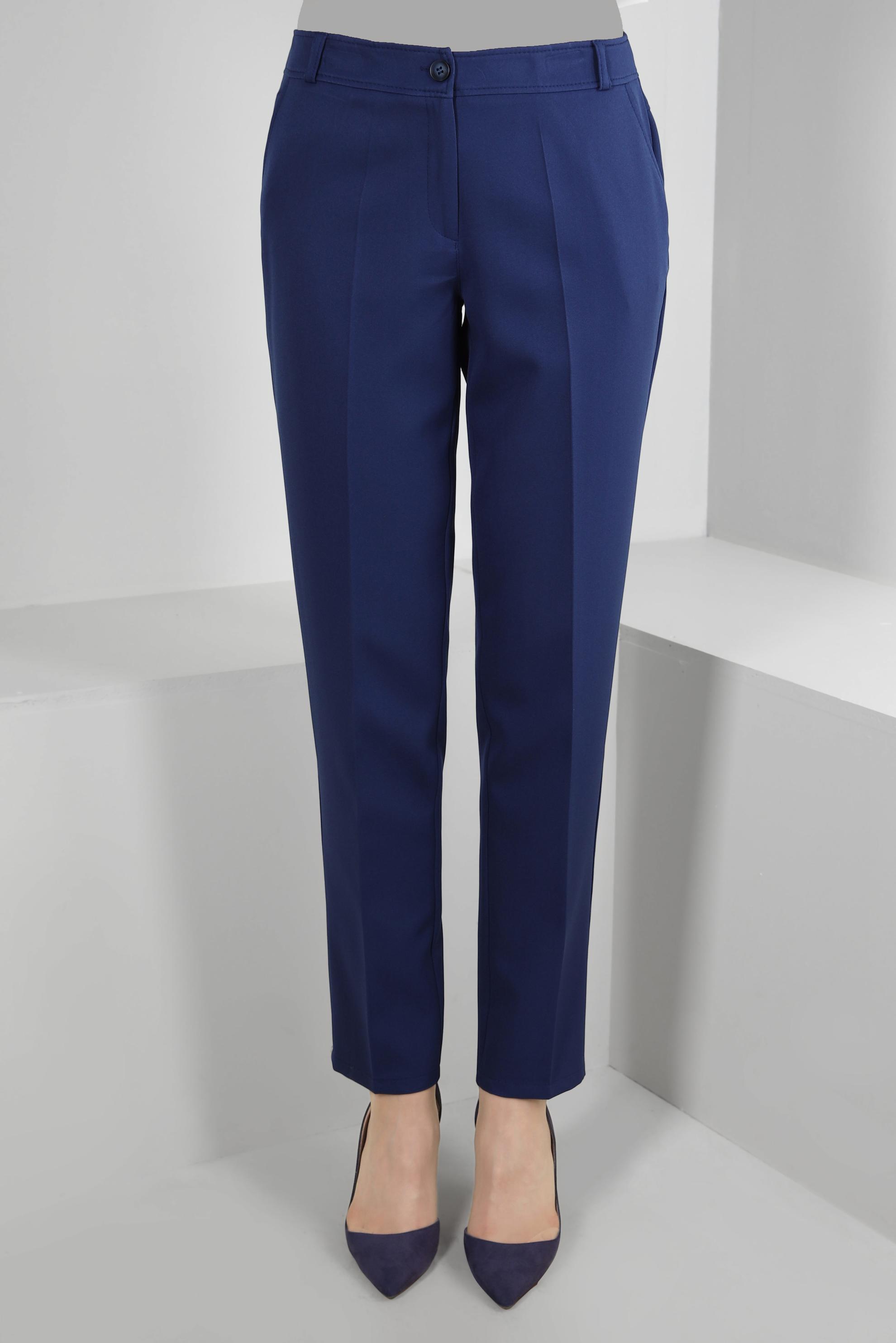 Tesettür giyim LACİVERT DAR PAÇA KLASİK KESİM PANTOLON 70502