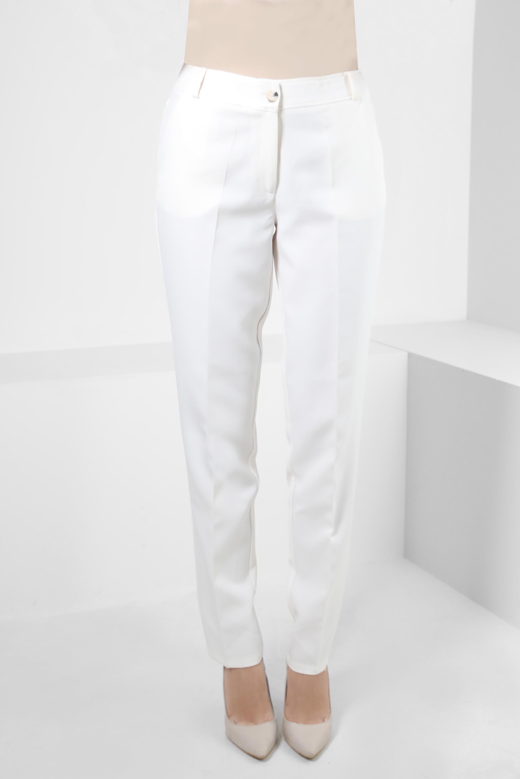 Tesettür giyim EKRU DAR PAÇA KLASİK KESİM PANTOLON 70502