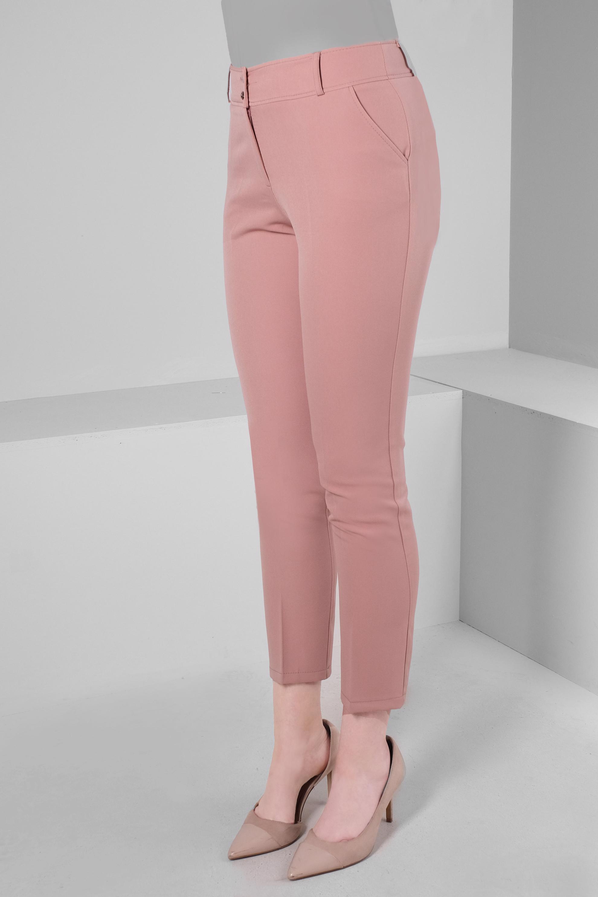 Tesettür giyim PUDRA ÇİFT DÜĞMELİ DAR PAÇA KLASİK PANTOLON 70503