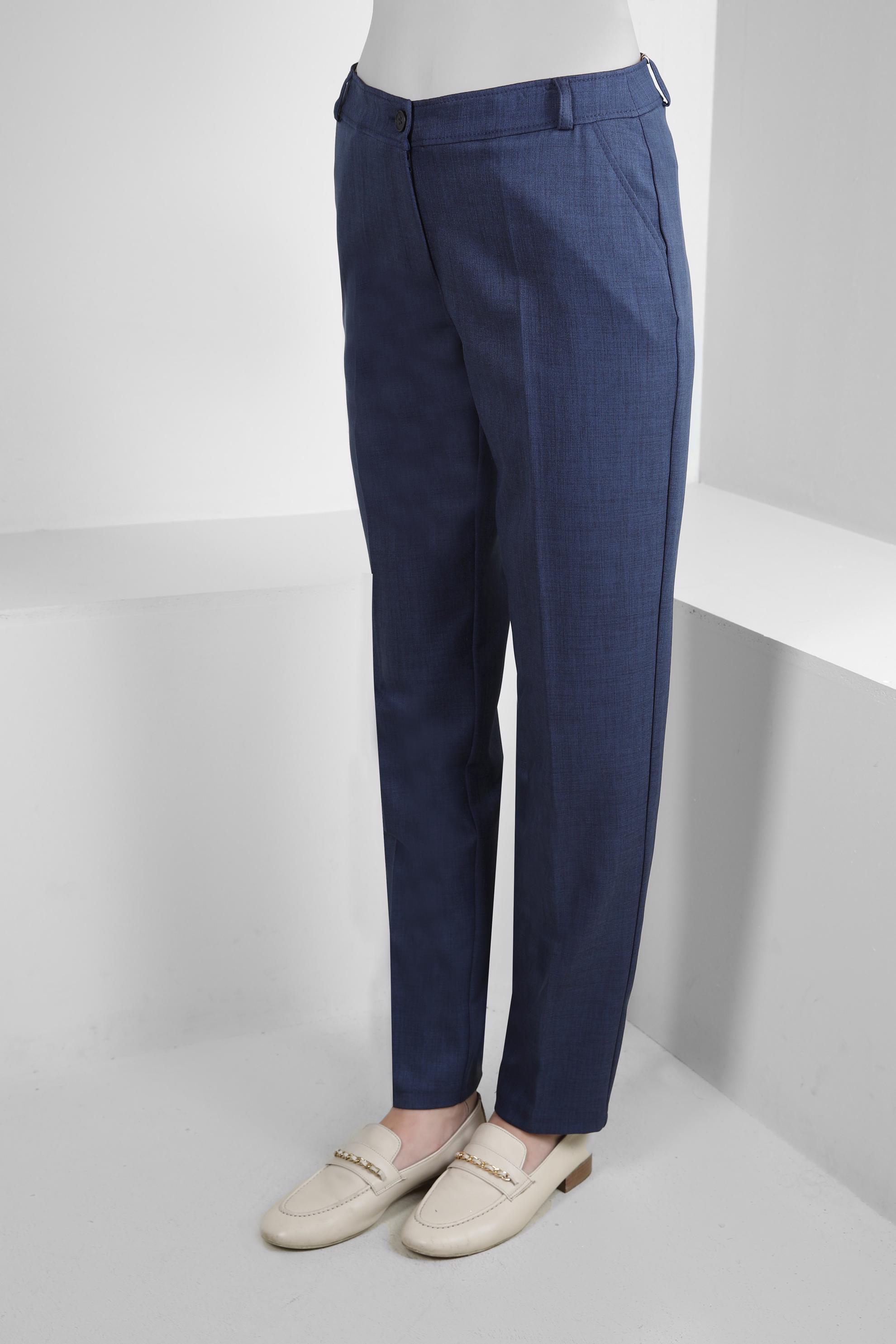 Hijab clothing NAVY BLUE SKINNY LEG CLASSIC TROUSERS 70508