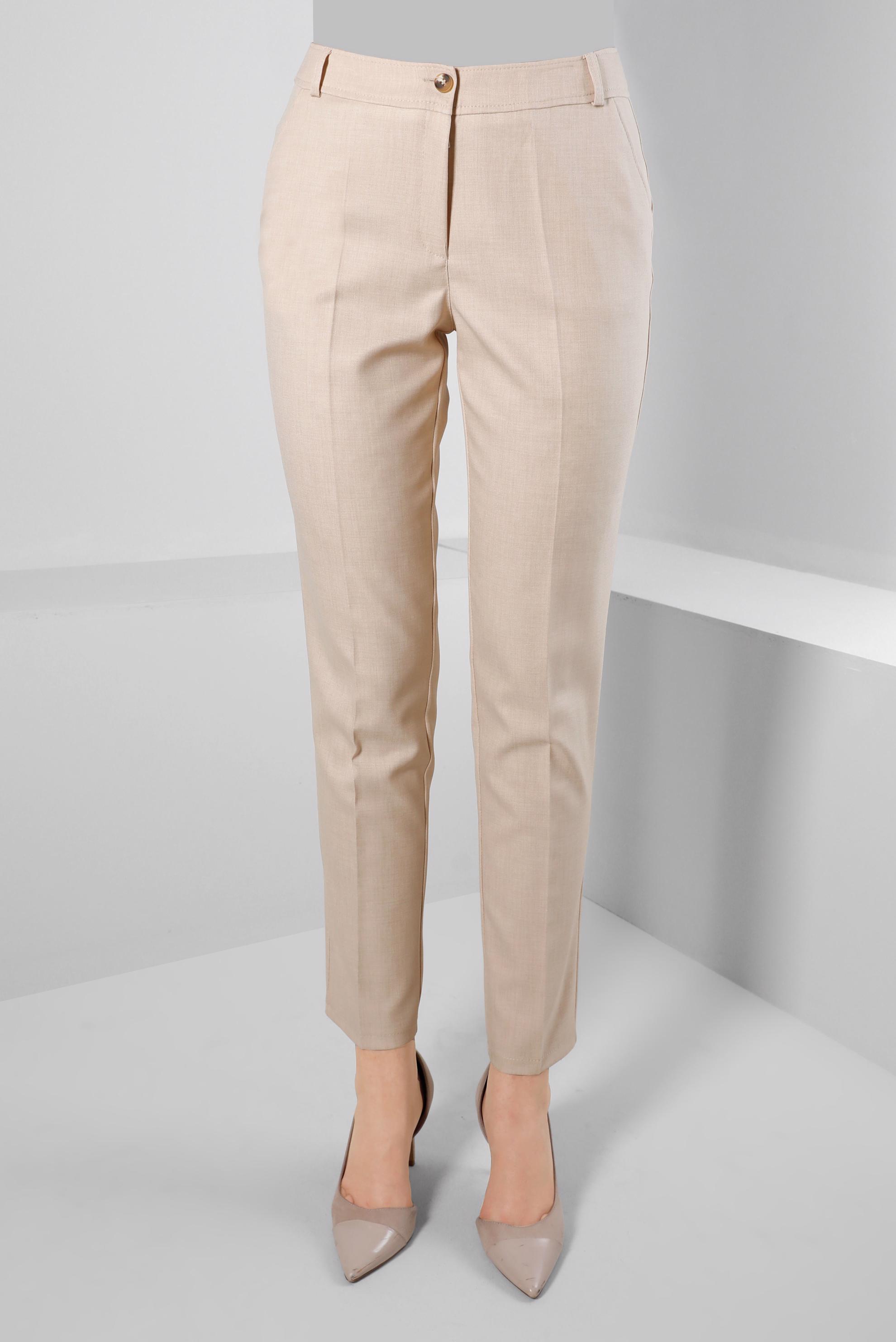 Tesettür giyim BEJ DAR PAÇA KLASİK PANTOLON 70508 