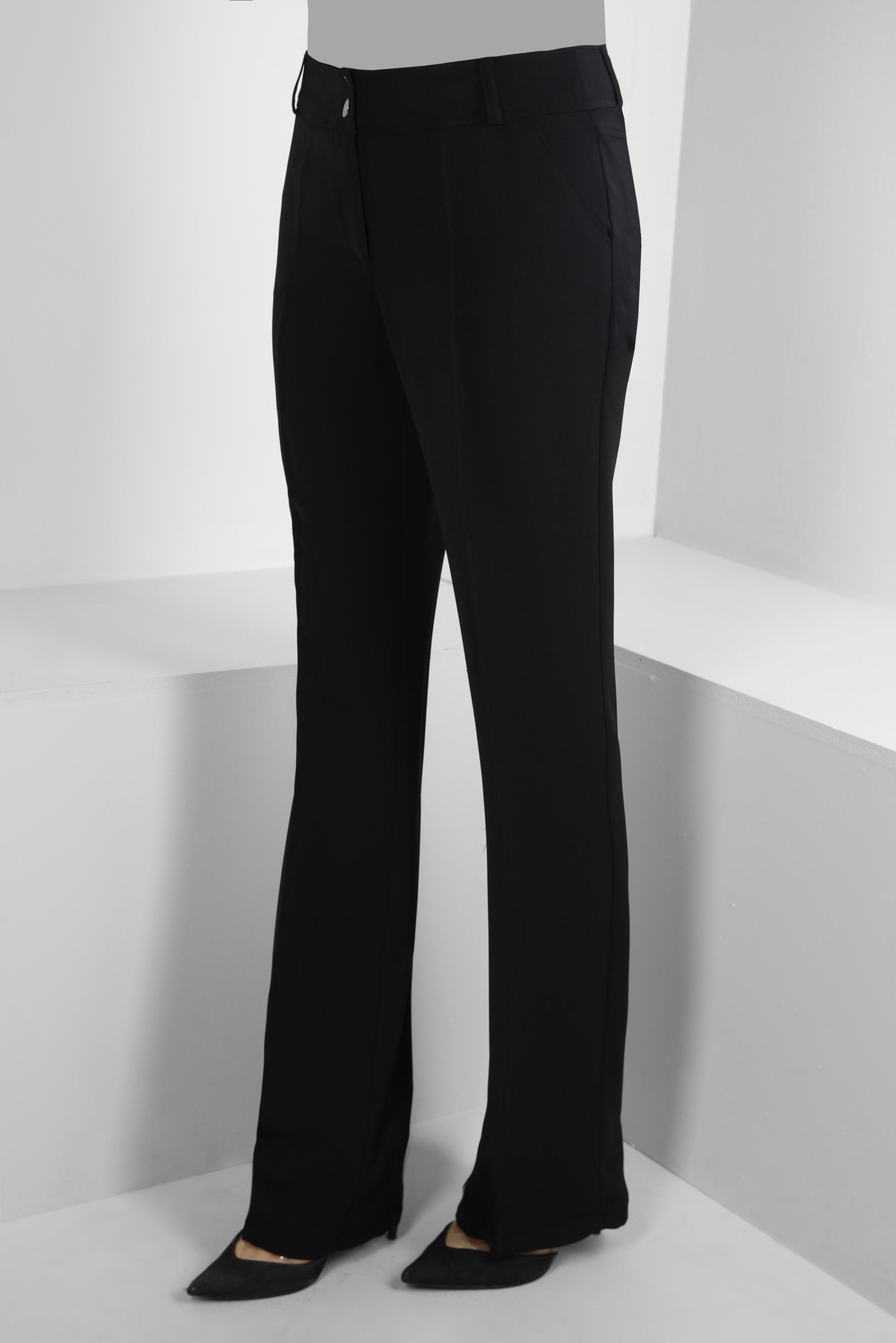 Tesettür giyim SİYAH İSPANYOL PAÇA PANTOLON 70514