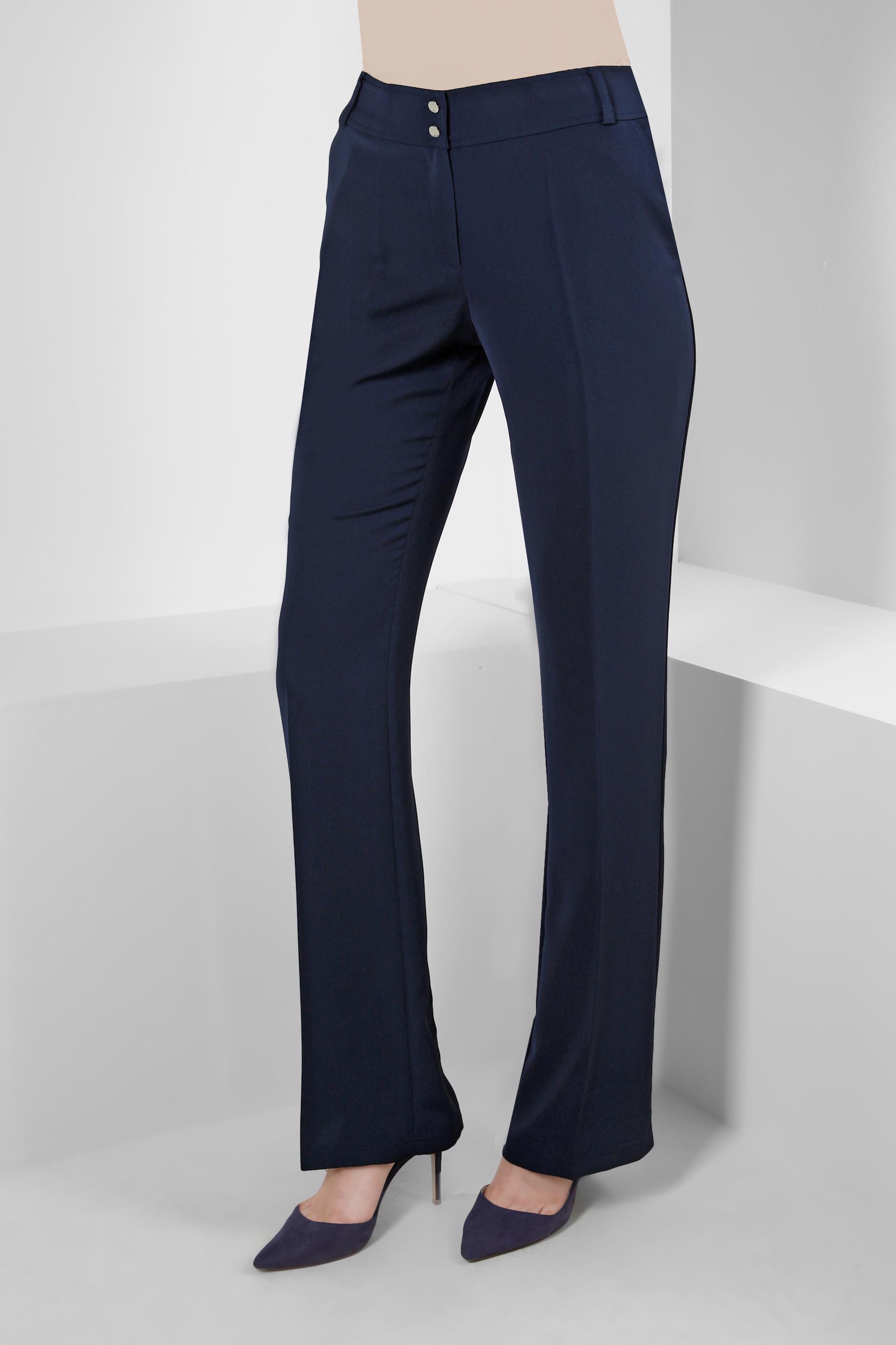 Tesettür giyim LACİVERT İSPANYOL PAÇA PANTOLON 70514