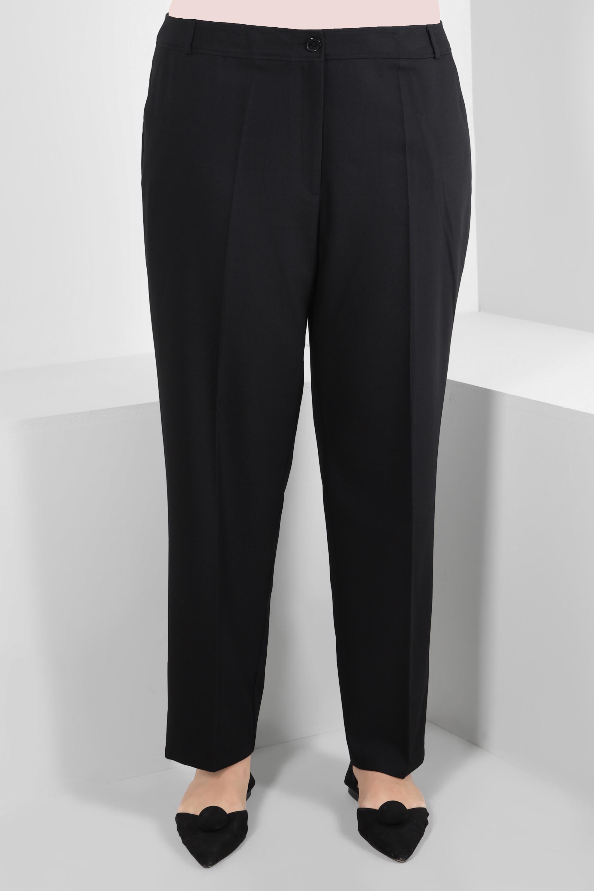 Tesettür giyim SİYAH CEP DETAYLI DÜZ KESİM PANTOLON 70515