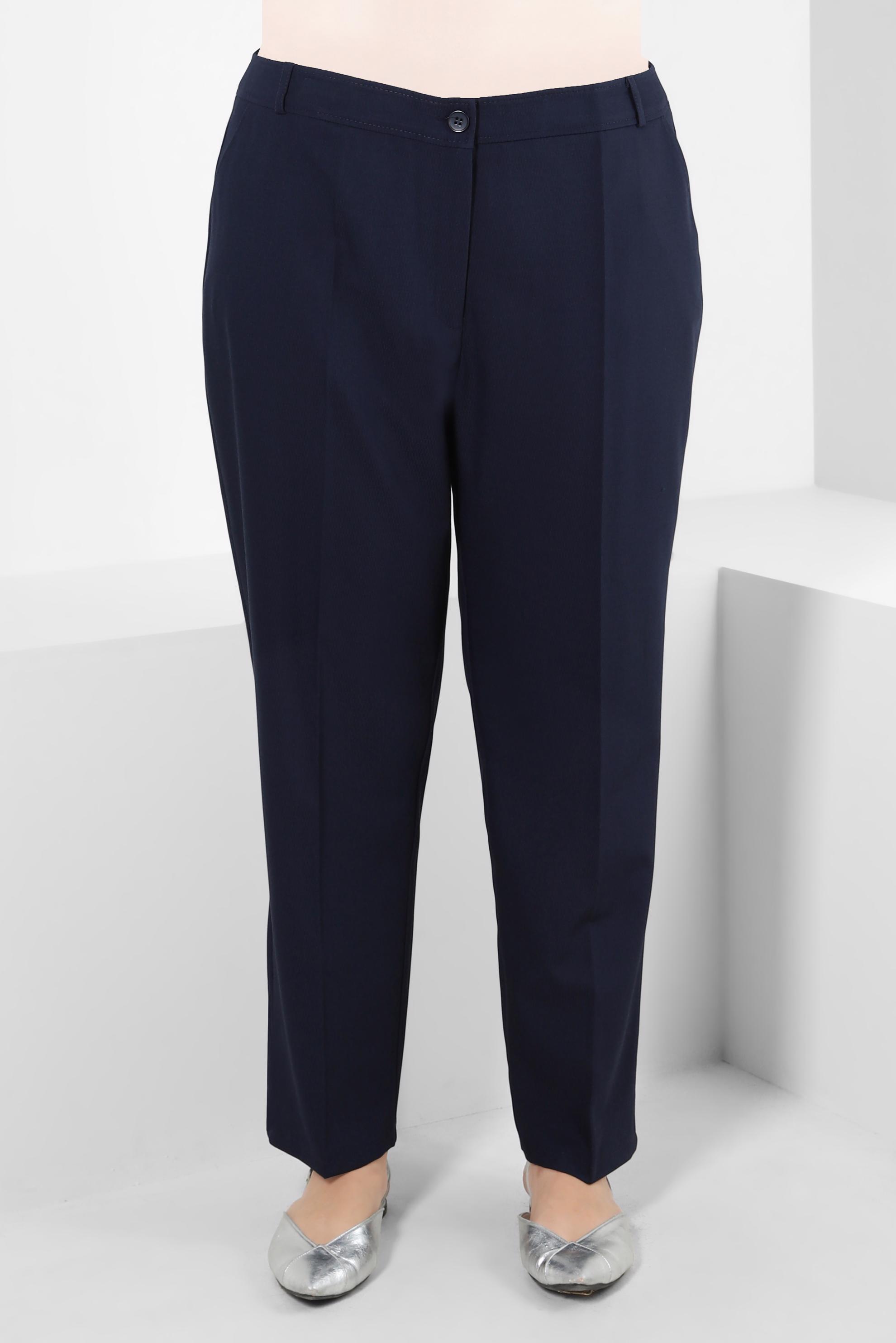 Tesettür giyim LACİVERT CEP DETAYLI DÜZ KESİM PANTOLON 70515