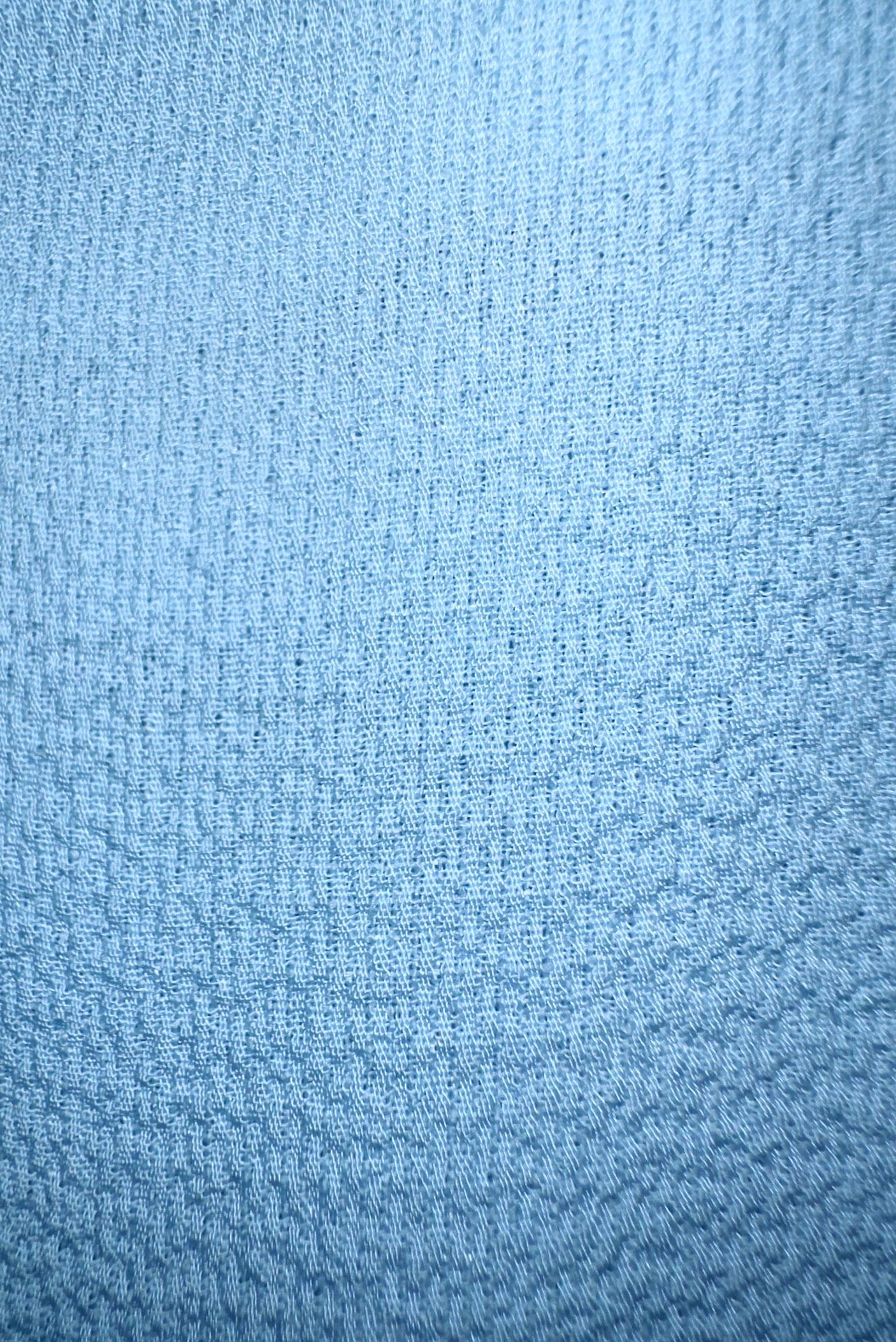 Tesettür giyim MAVİ BOL PAÇA BELİ LASTİKLİ CEPLİ PANTOLON 70516