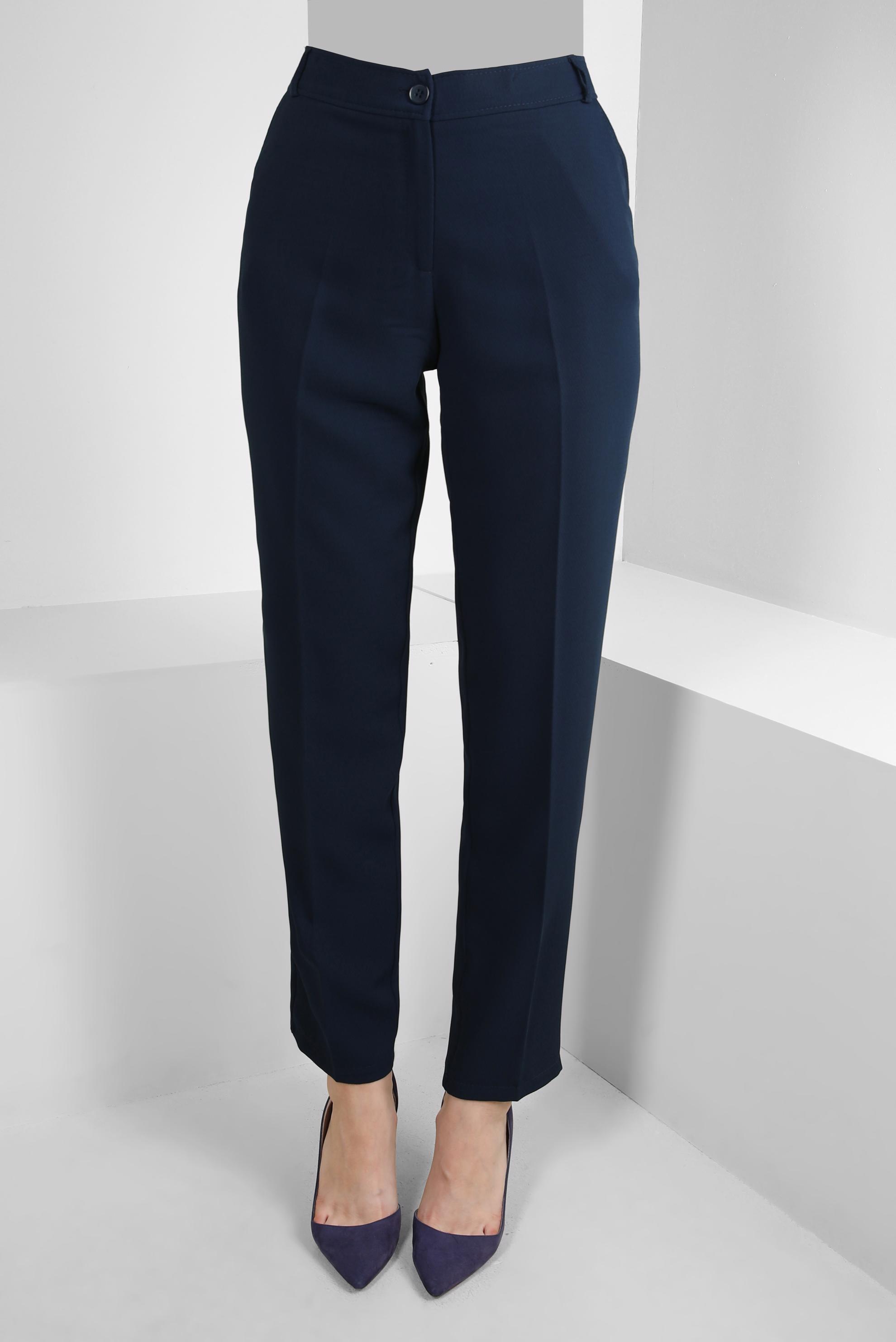 Tesettür giyim LACİVERT HAVUÇ KESİM KLASİK PANTOLON 70517