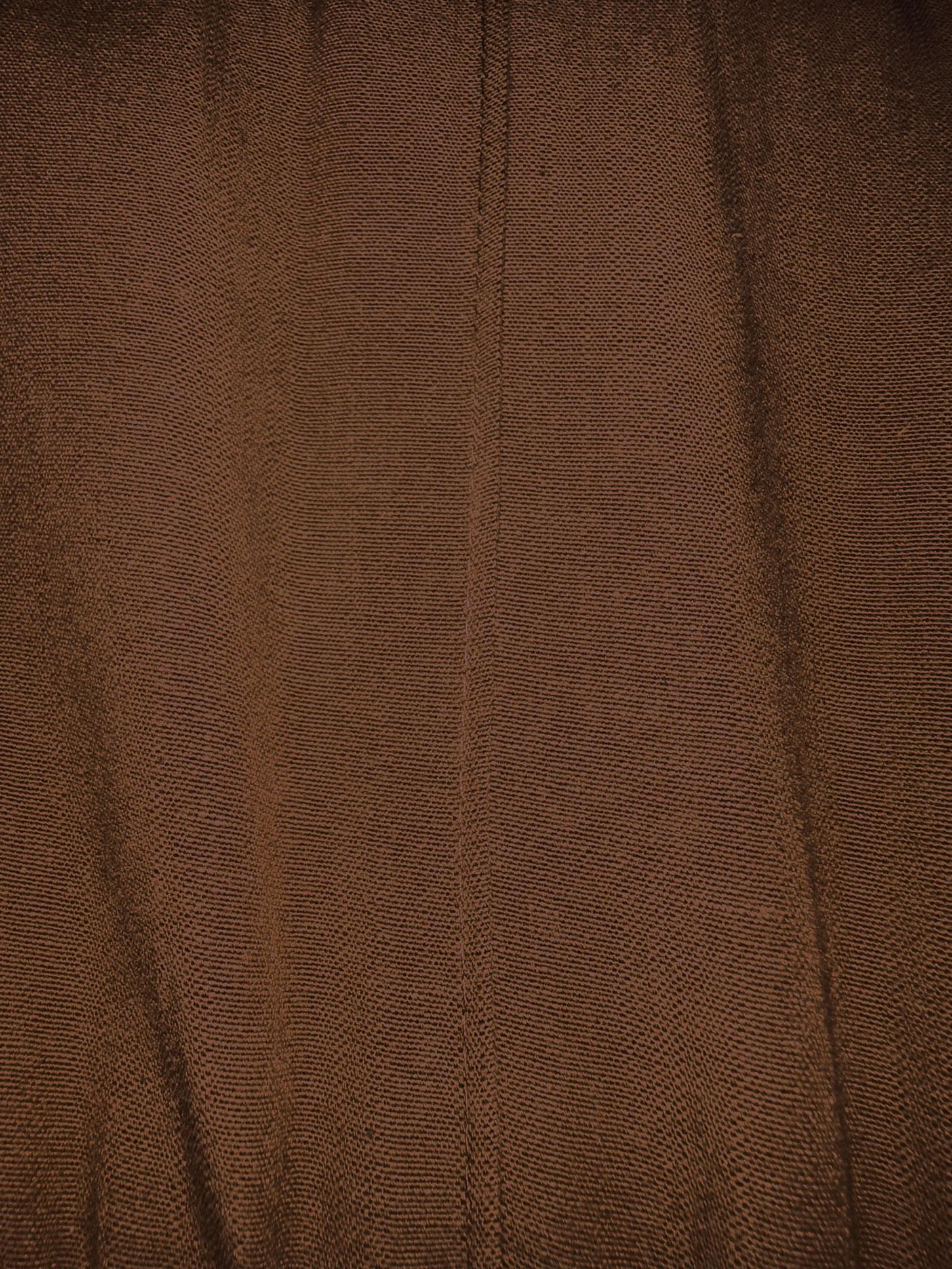 Tesettür giyim KAHVE BELİ LASTİKLİ KETEN PANTOLON 70518