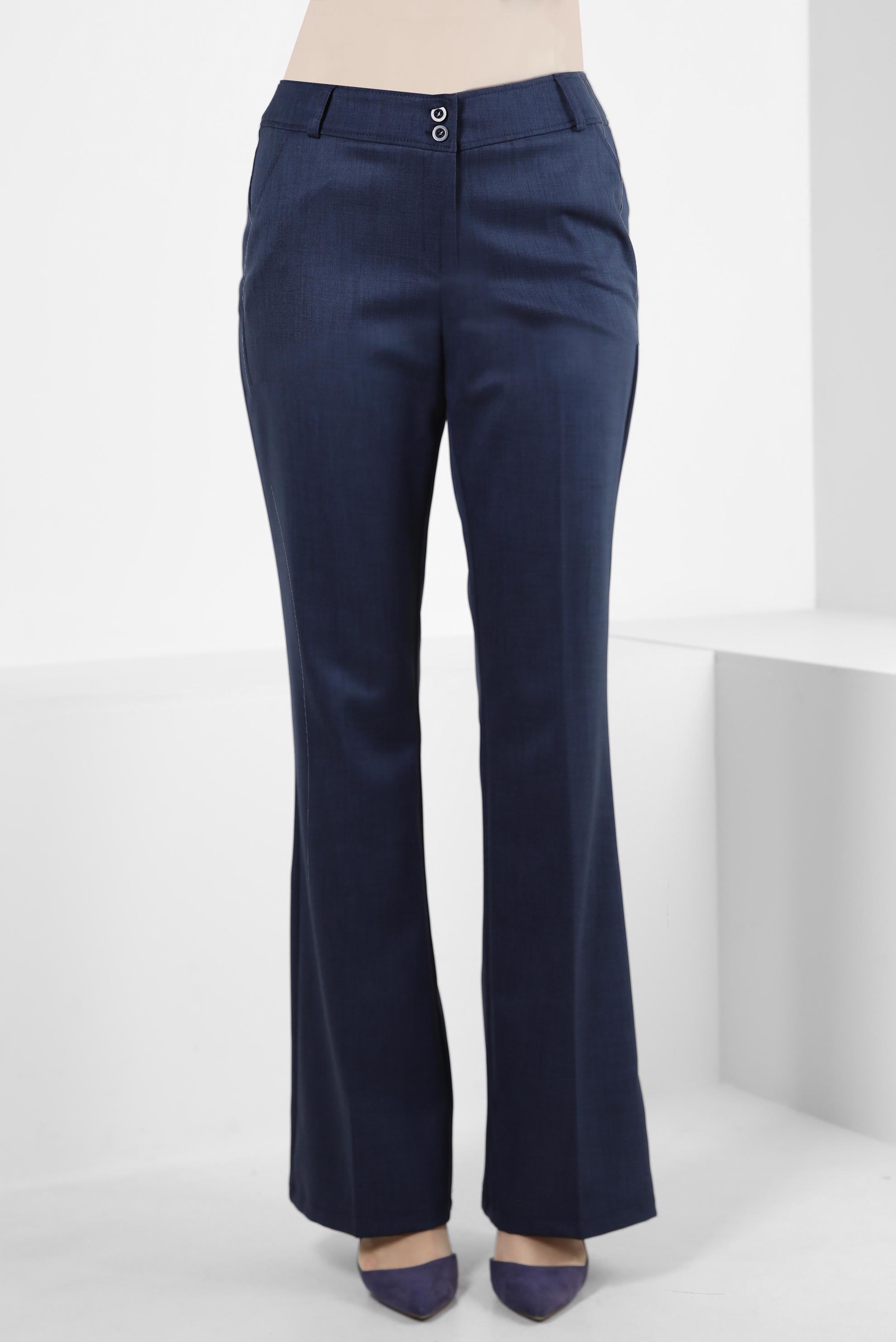 Tesettür giyim LACİVERT İSPANYOL PAÇA KLASİK PANTOLON 70523