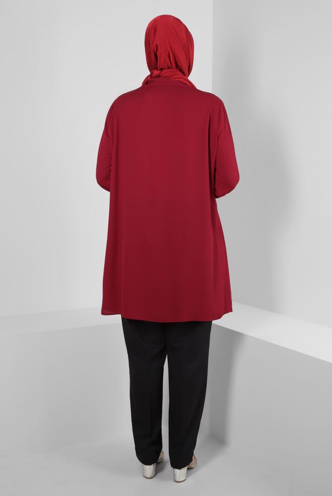 Vêtements hijab NOIR PANTALON AVEC DÉTAIL DE POCHE 70527 - ALVİNA