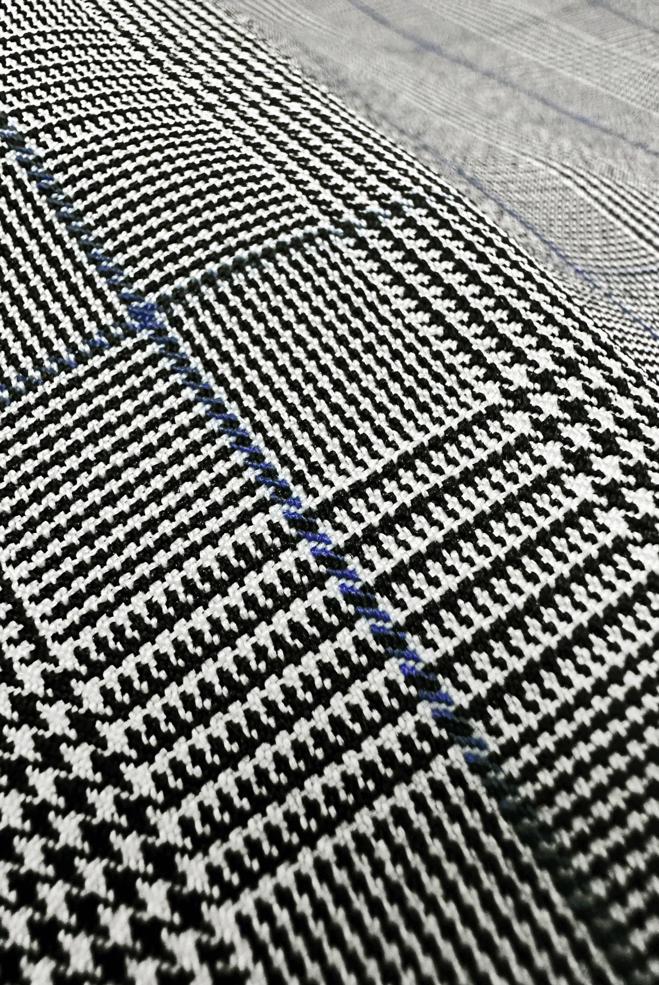 Vêtements hijab NOIR PANTALON CLASSIQUE À CARREAUX 70531-1 - ALVİNA