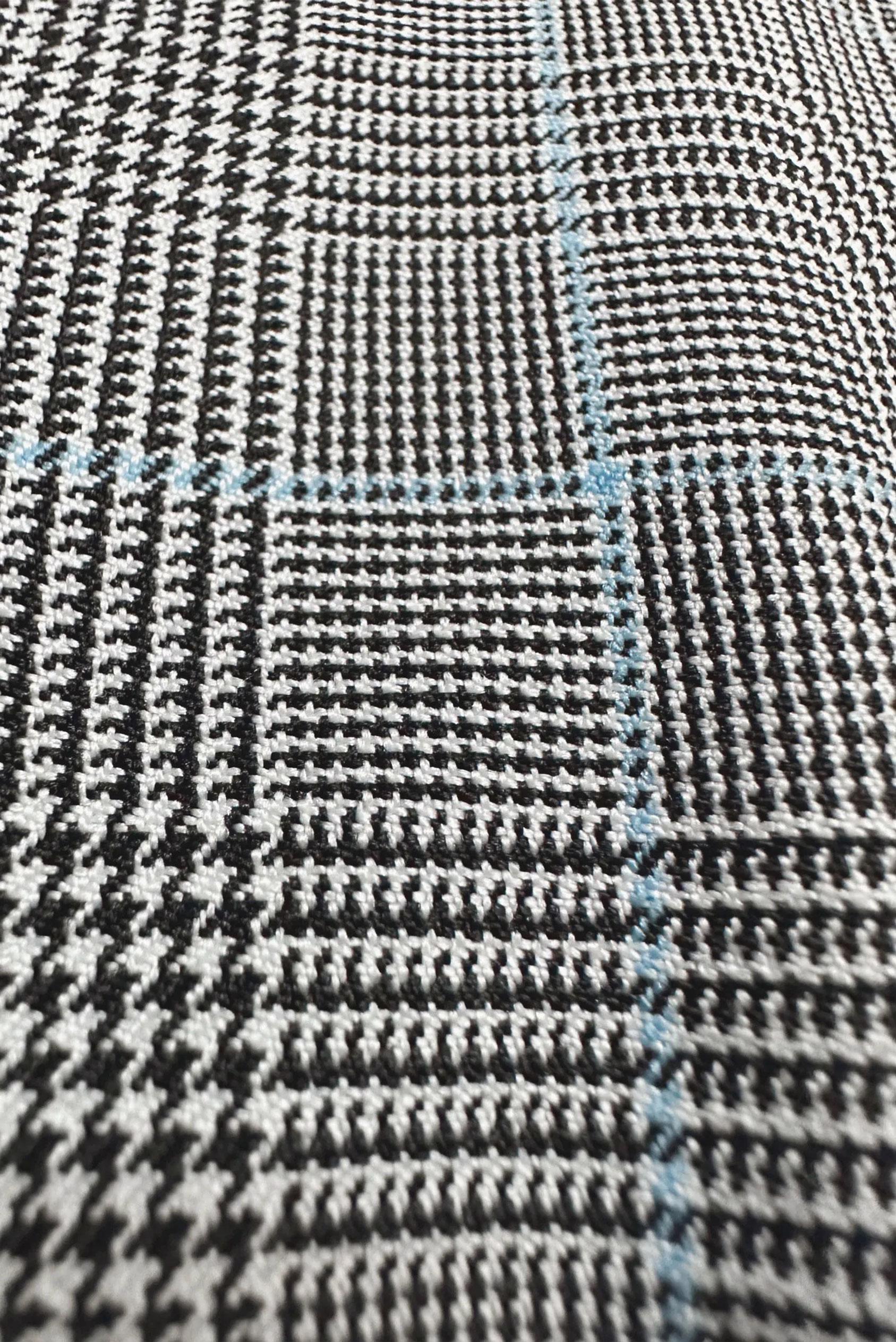 Tesettür giyim SİYAH EKOSE DESENLİ KLASİK PANTOLON 70531-1