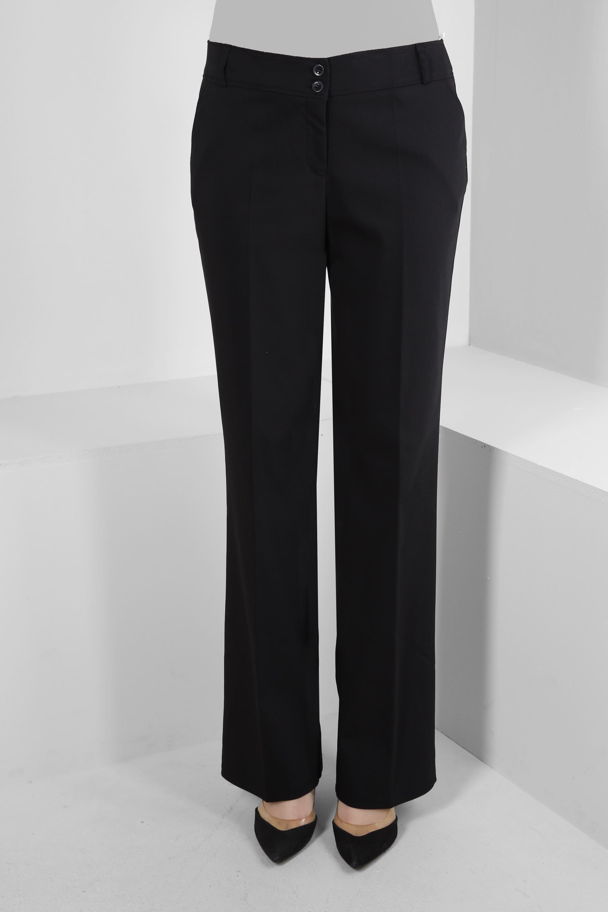 Tesettür giyim SİYAH İSPANYOL PAÇA KLASİK PANTOLON 70532