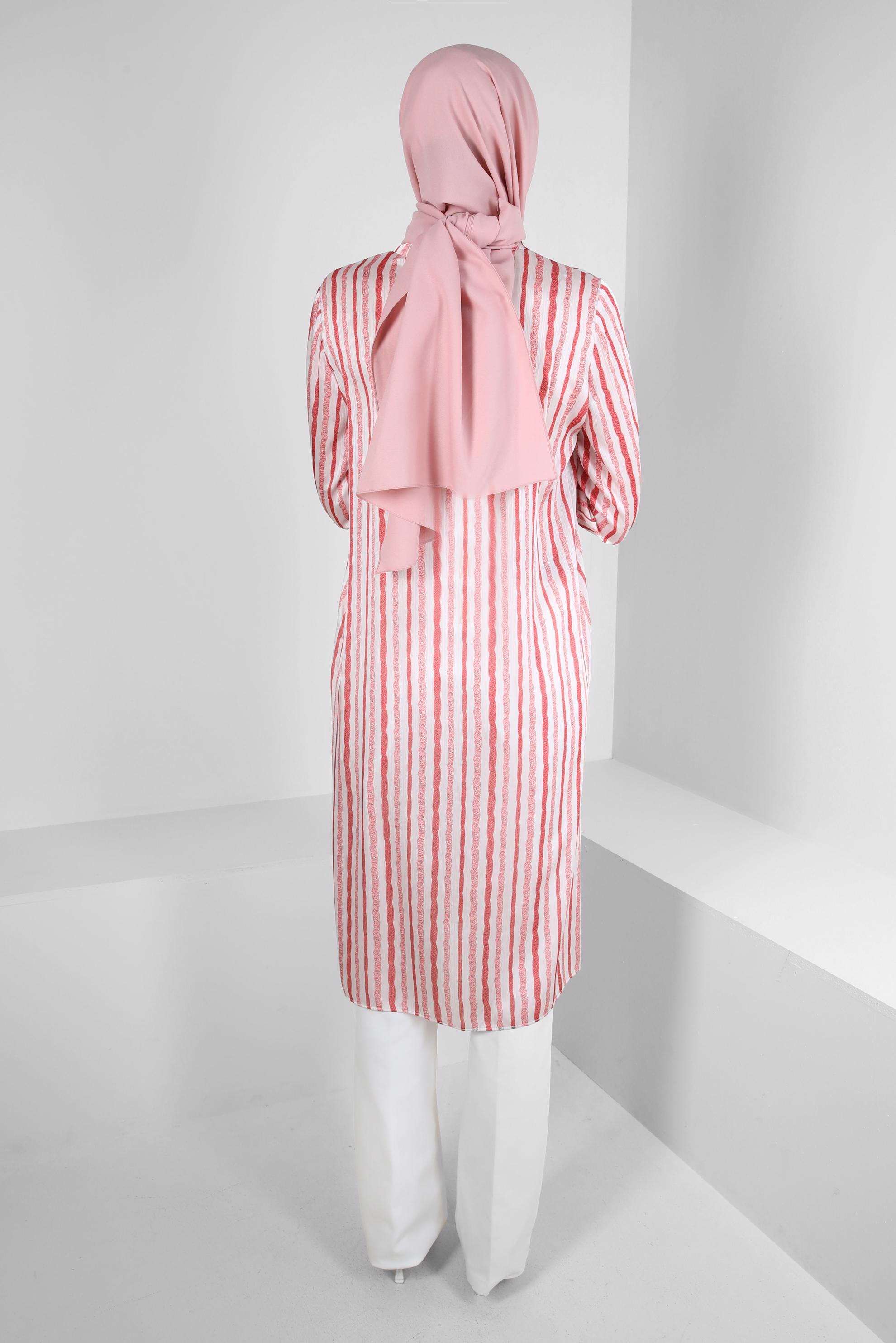 Tesettür giyim BEYAZ İSPANYOL PAÇA KLASİK PANTOLON 70532