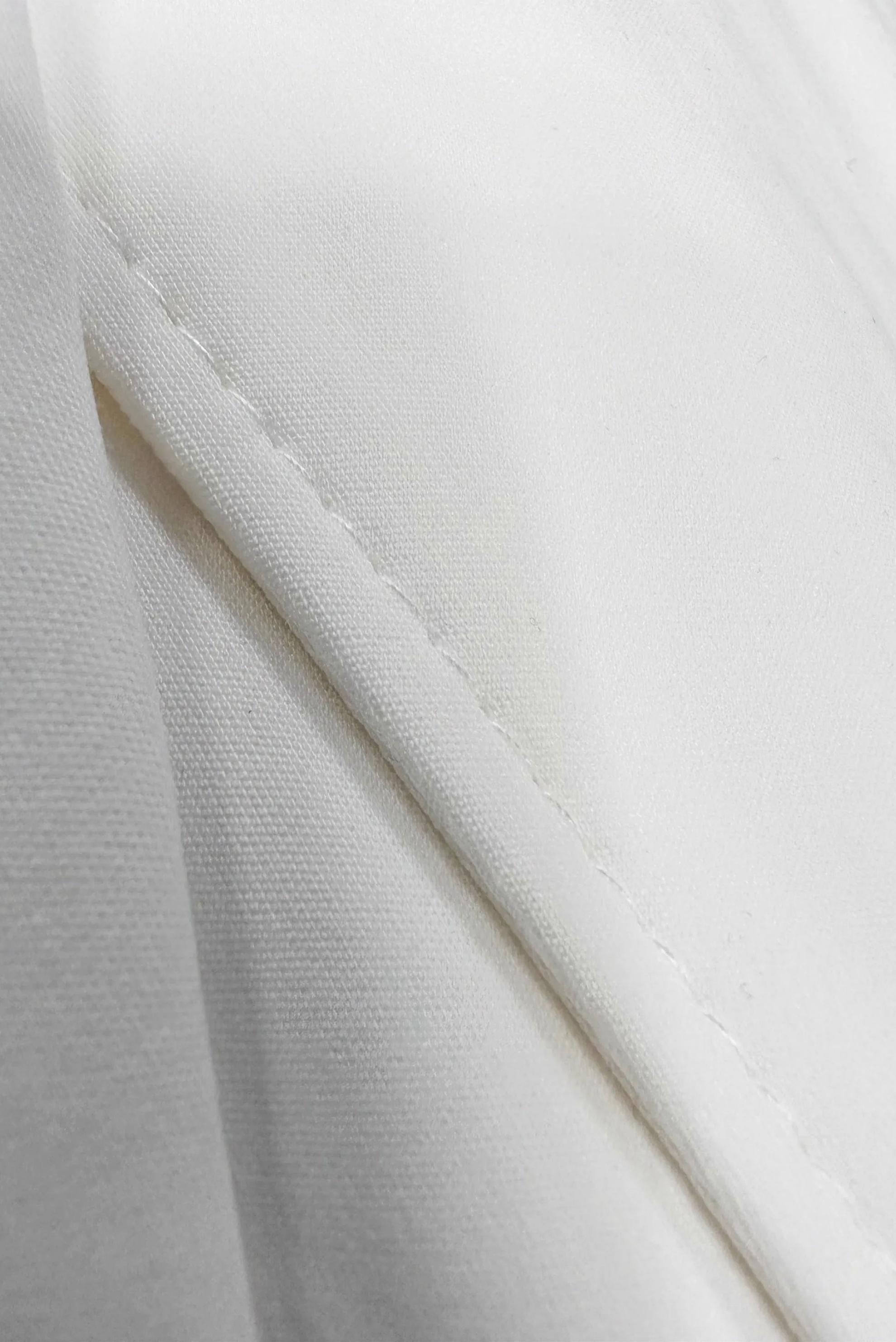 Tesettür giyim BEYAZ İSPANYOL PAÇA KLASİK PANTOLON 70532