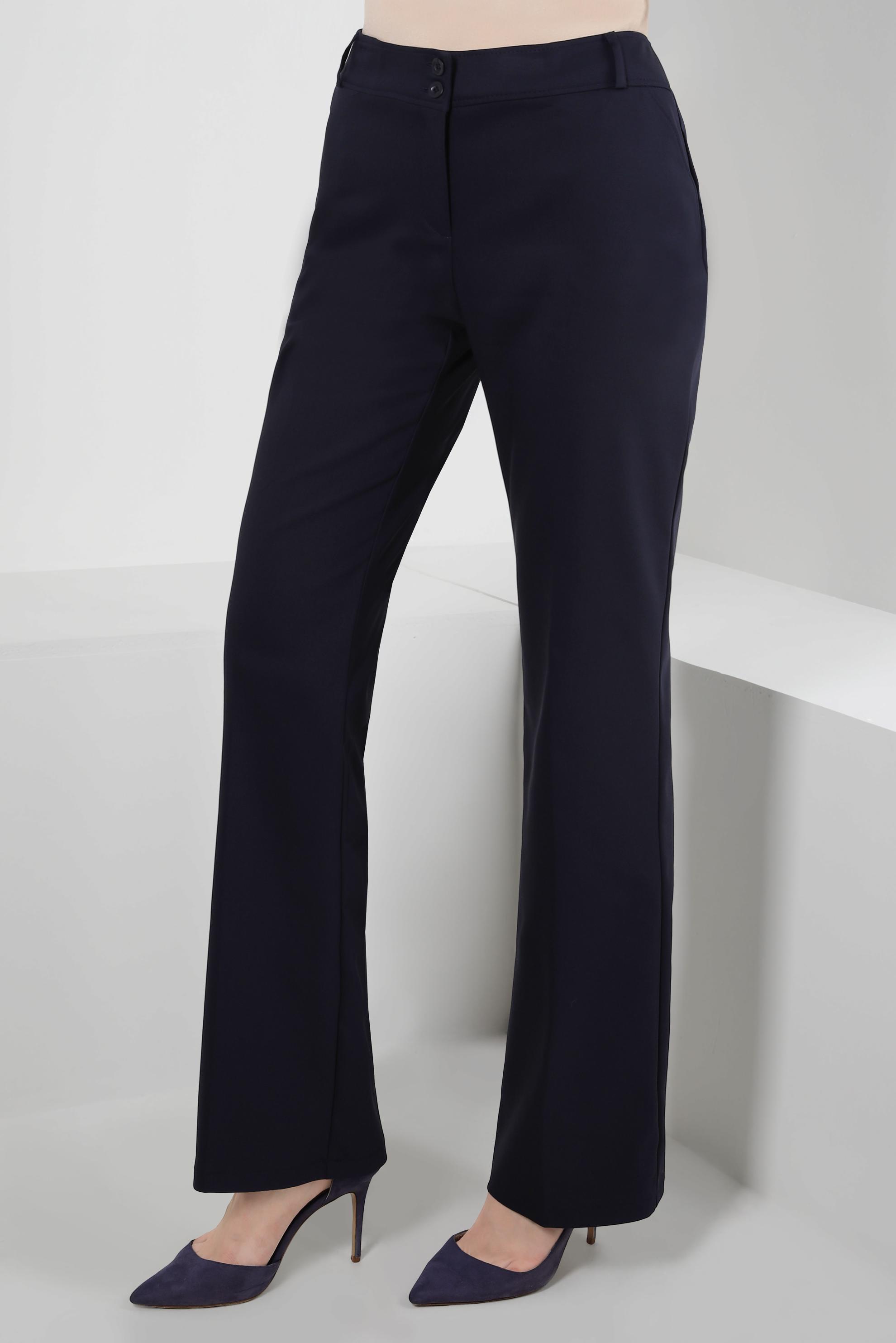 Tesettür giyim LACİVERT İSPANYOL PAÇA KLASİK PANTOLON 70532