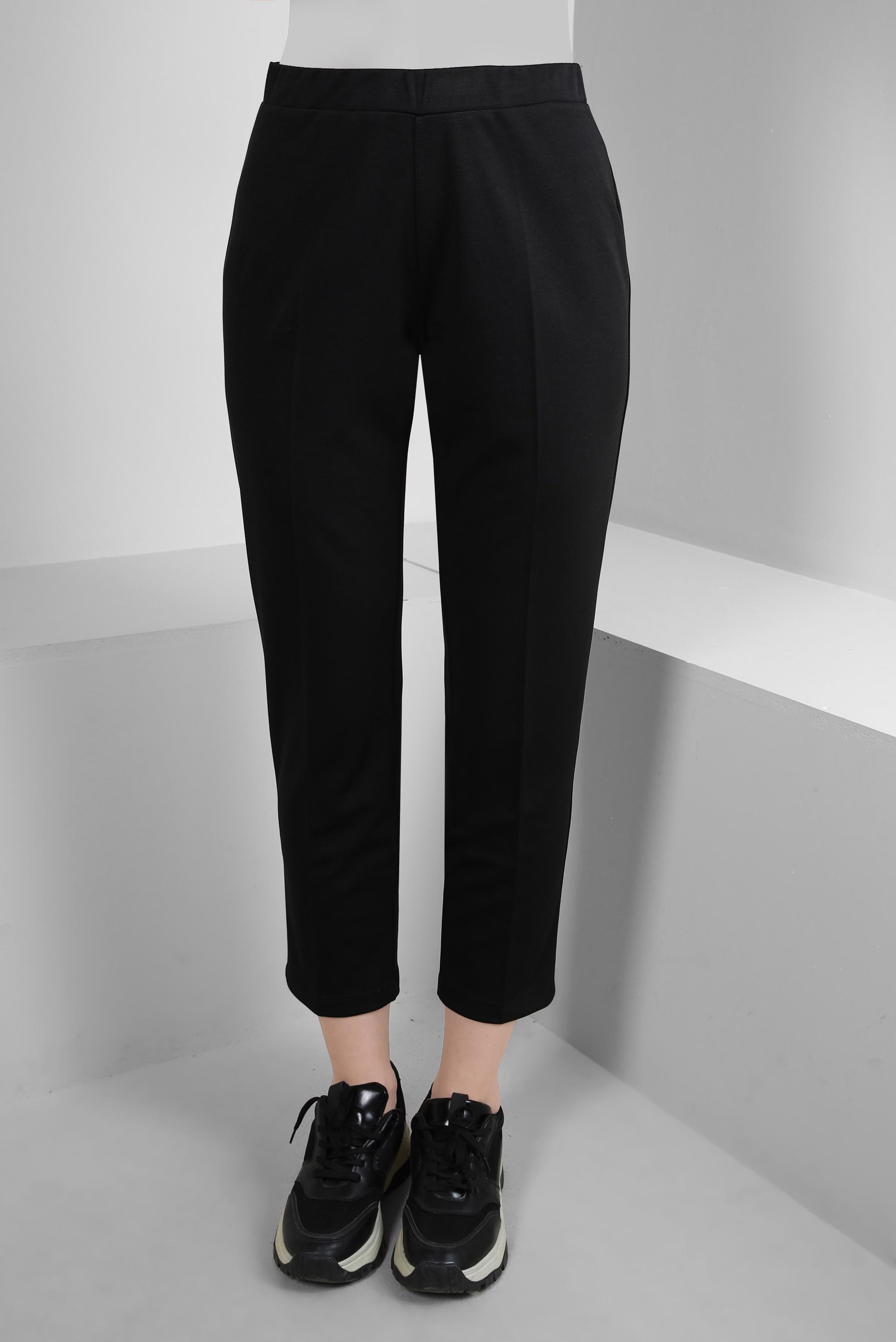 Hijab clothing BLACK HIGH WAIST SKINNY LEG PANTS 70537