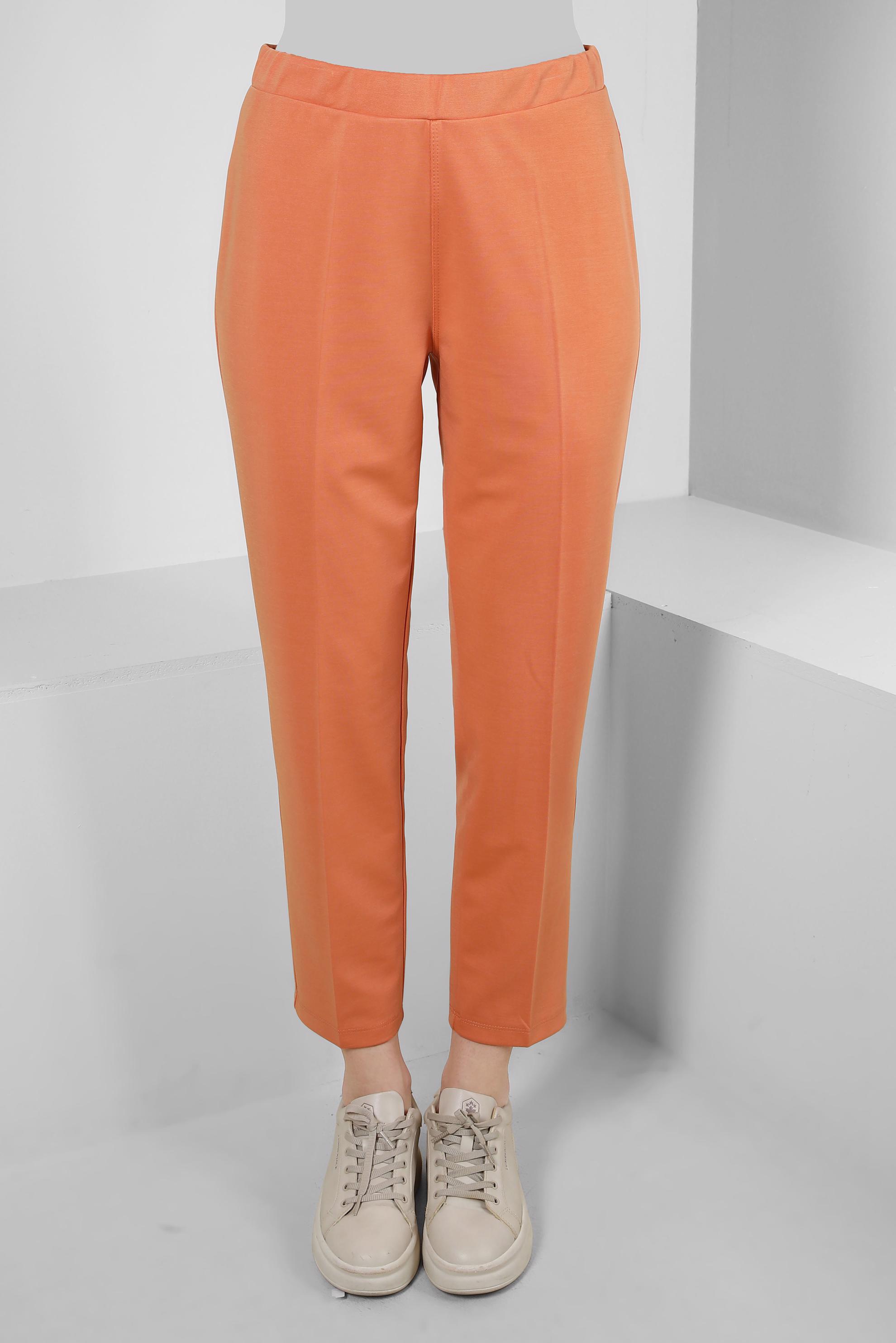 Tesettür giyim TURUNCU YÜKSEK BEL DAR PAÇA PANTOLON 70537