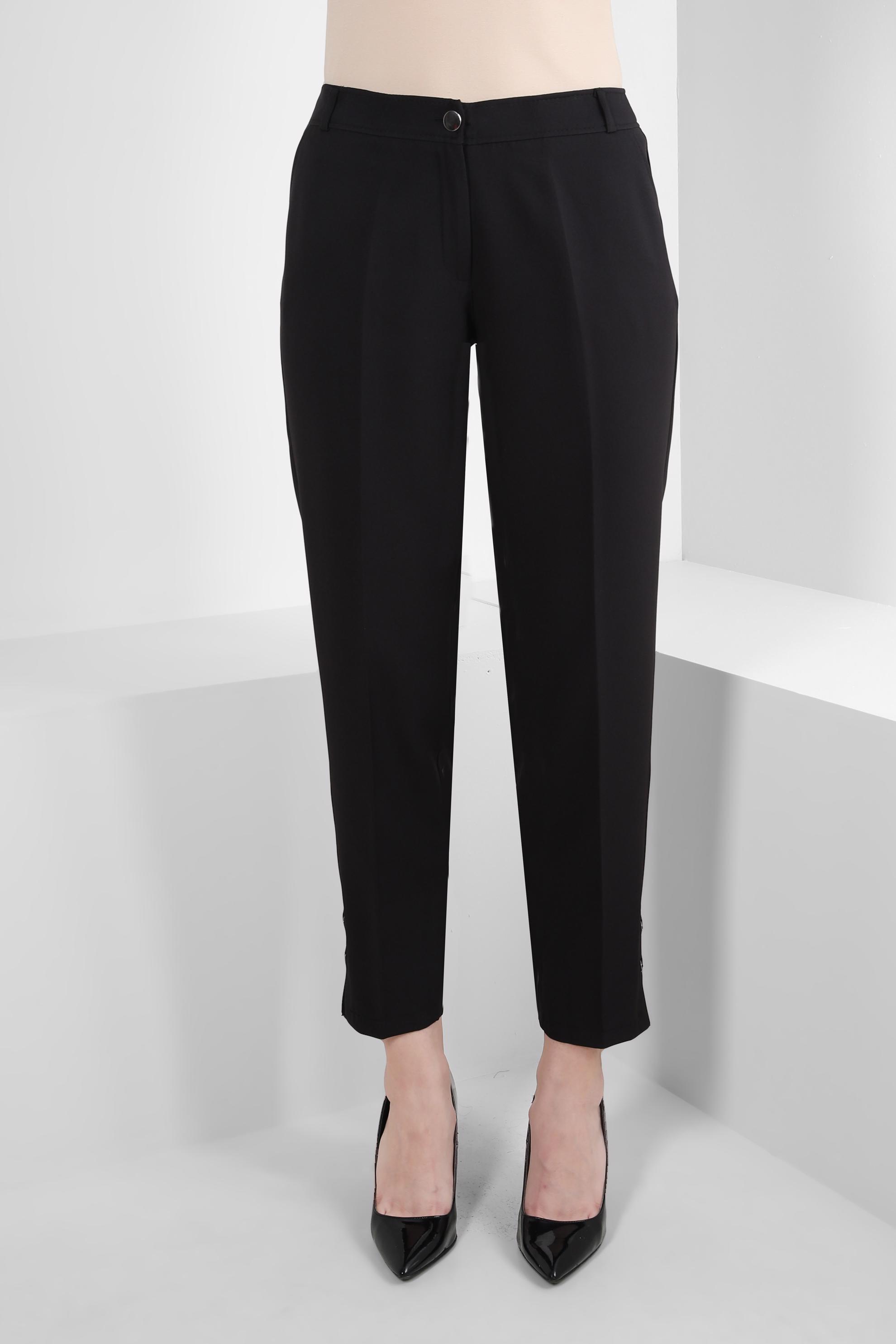 Tesettür giyim SİYAH DAR PAÇA KLASİK PANTOLON 70538