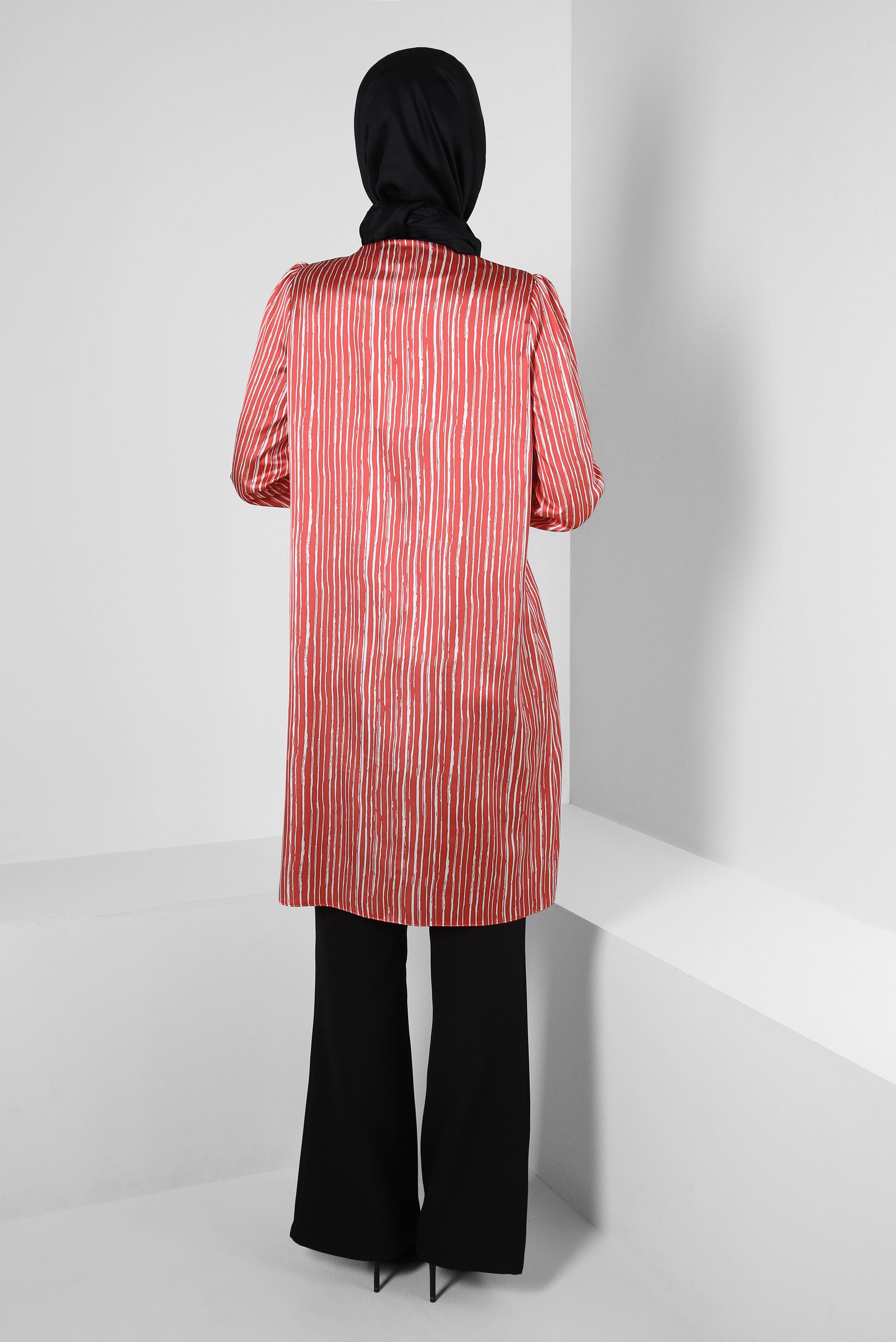 Tesettür giyim SİYAH ÖNÜ YIRTMAÇLI İSPANYOL PAÇA PANTOLON 70540