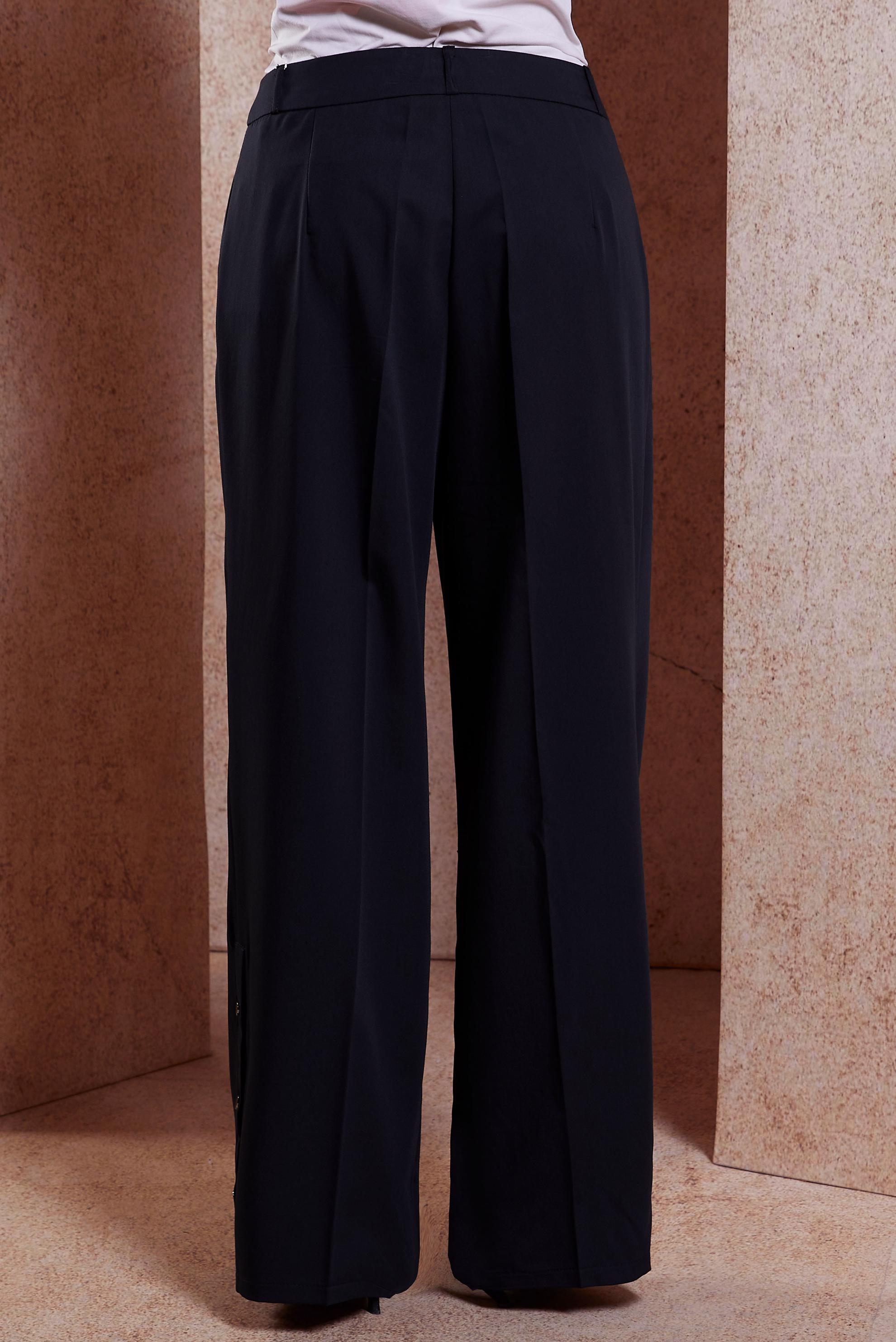 Tesettür giyim SİYAH GENİŞ PAÇA PANTOLON 70542