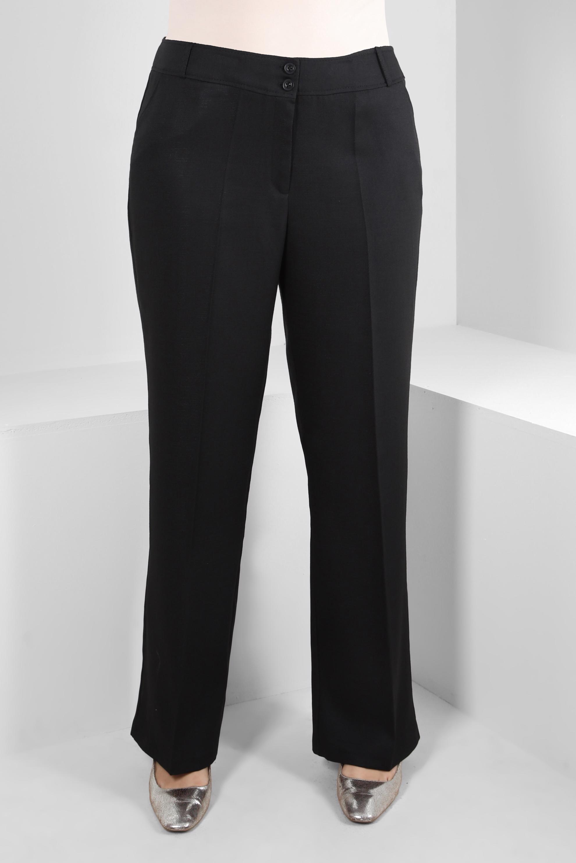 Tesettür giyim SİYAH BOL PAÇA BÜYÜK BEDEN PANTOLON 70546