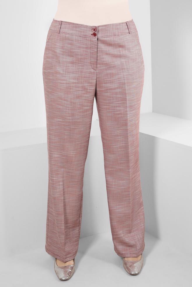 Tesettür giyim TABA BOL PAÇA BÜYÜK BEDEN PANTOLON 70546 - ALVİNA