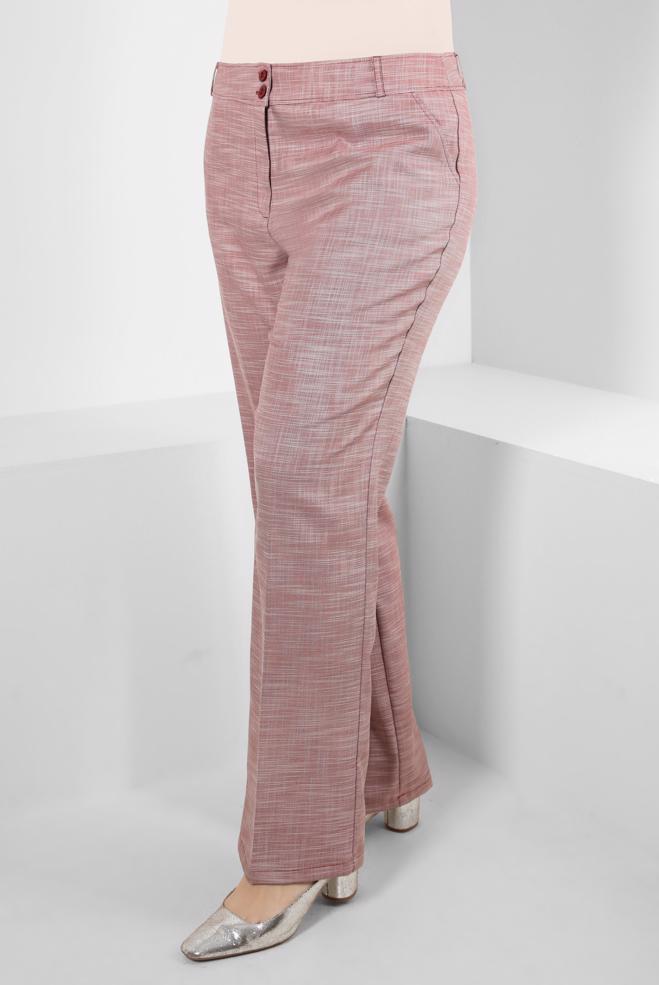 Tesettür giyim TABA BOL PAÇA BÜYÜK BEDEN PANTOLON 70546 - ALVİNA