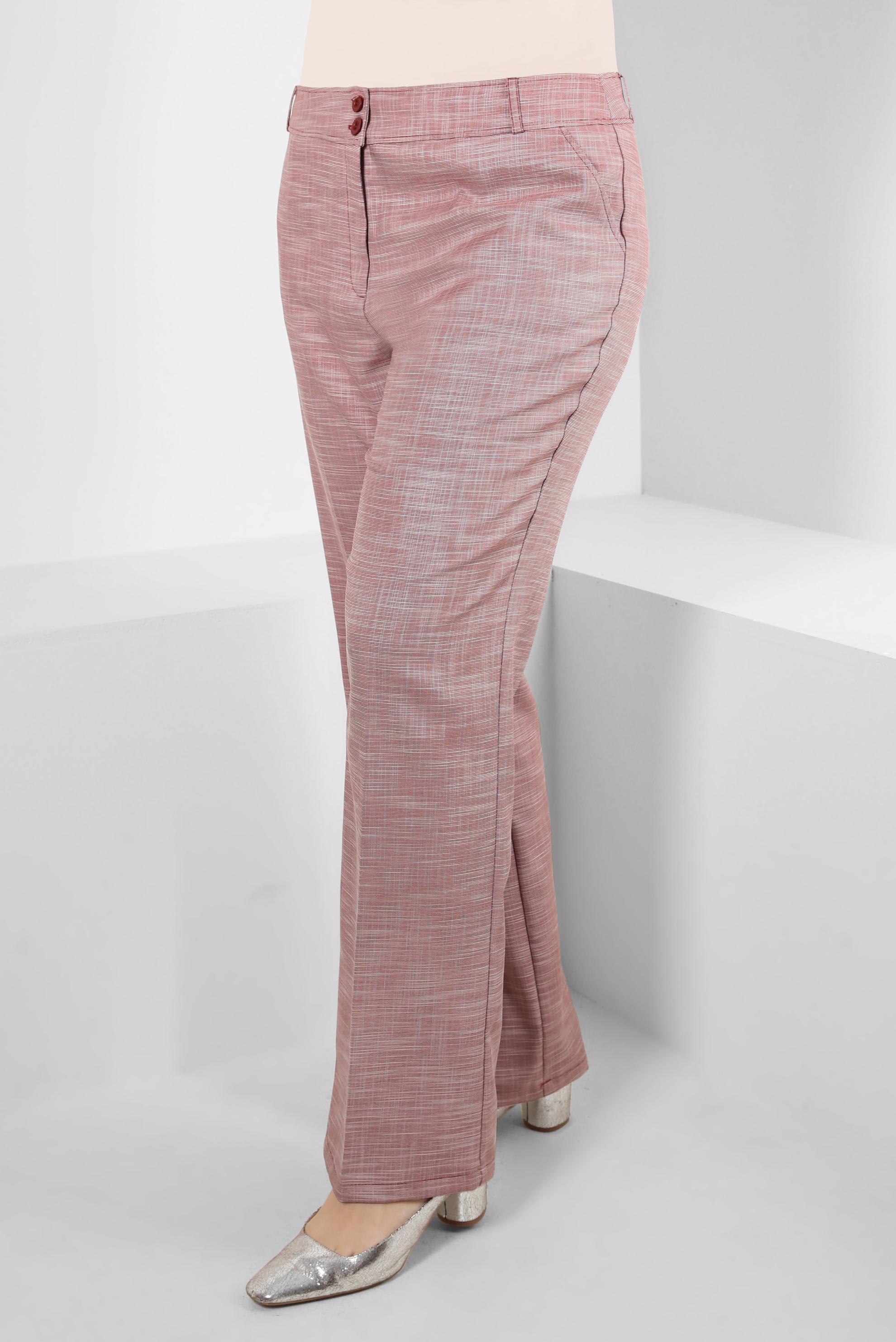 Tesettür giyim TABA BOL PAÇA BÜYÜK BEDEN PANTOLON 70546