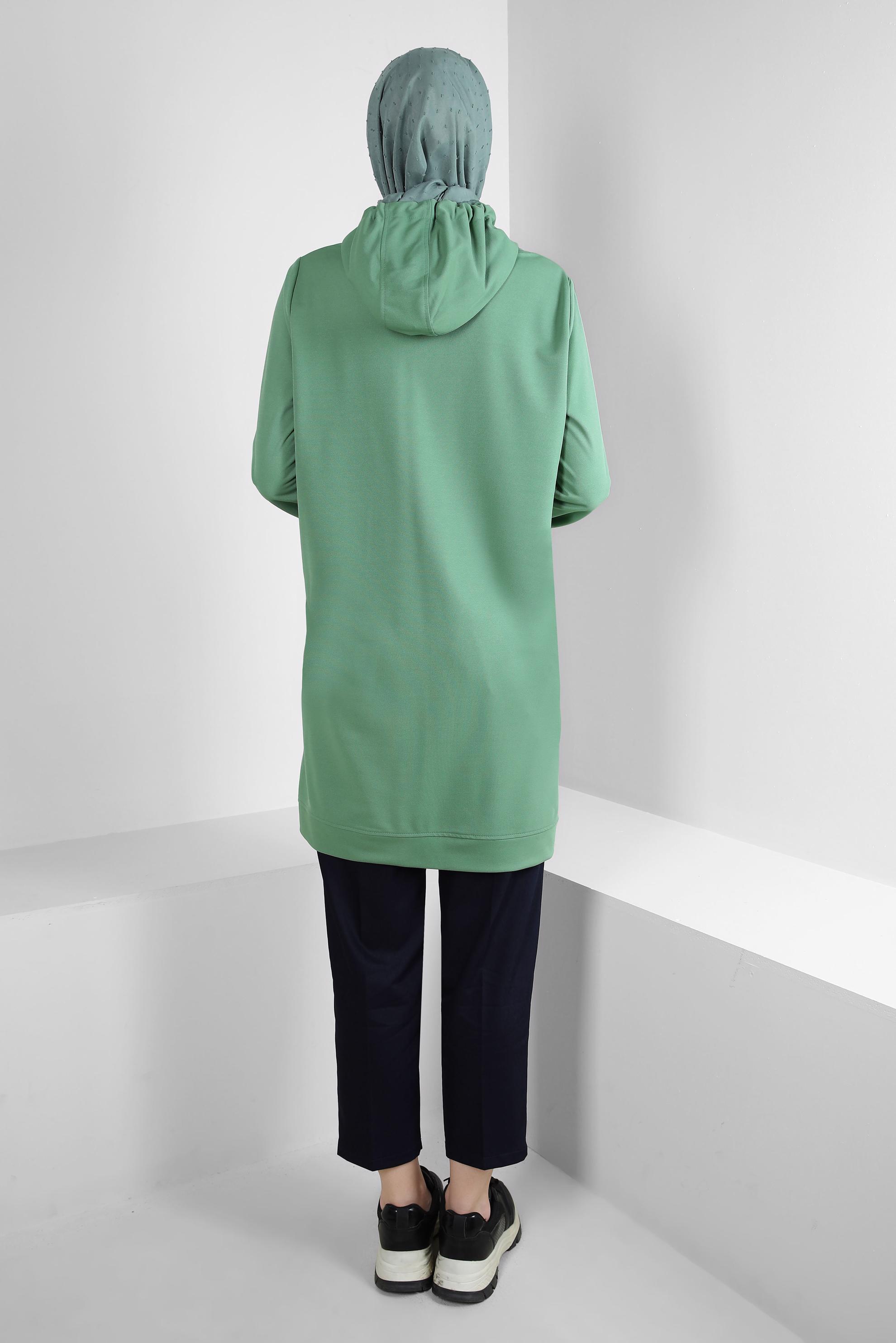 Tesettür giyim LACİVERT BELİ LASTİKLİ HAVUÇ KESİM PANTOLON 70548