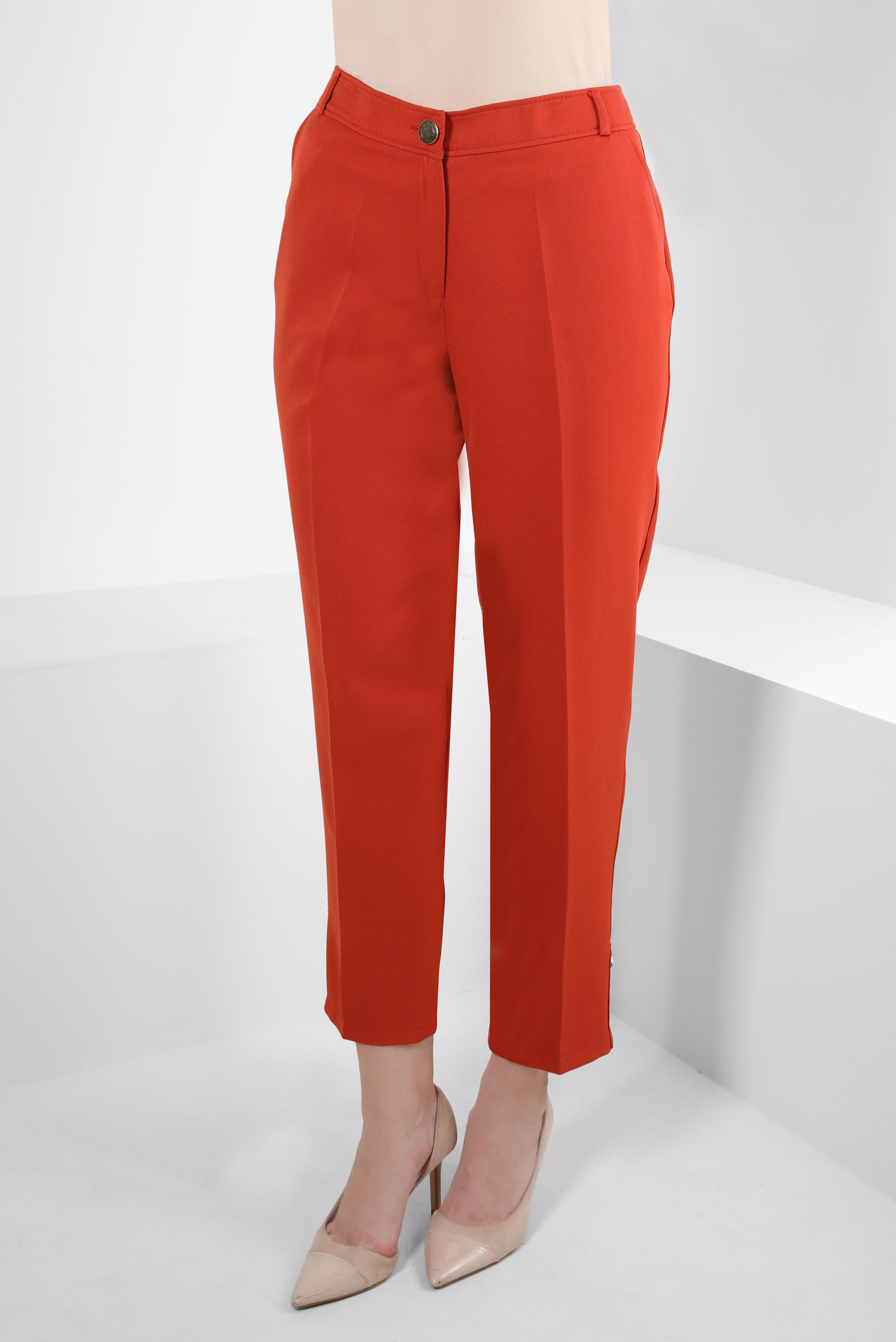 Hijab clothing ORANGE STRAIGHT CUT TROUSERS 70553