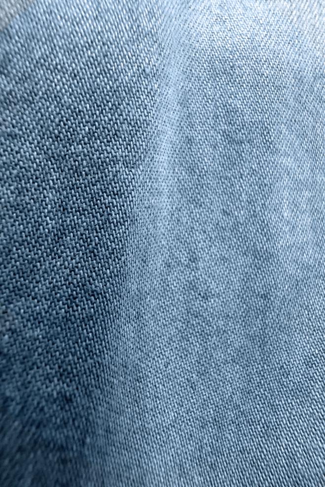 Hijab clothing BLUE WIDE LEG DENIM PANTS WITH ELASTIC WAIST 70562 - ALVİNA