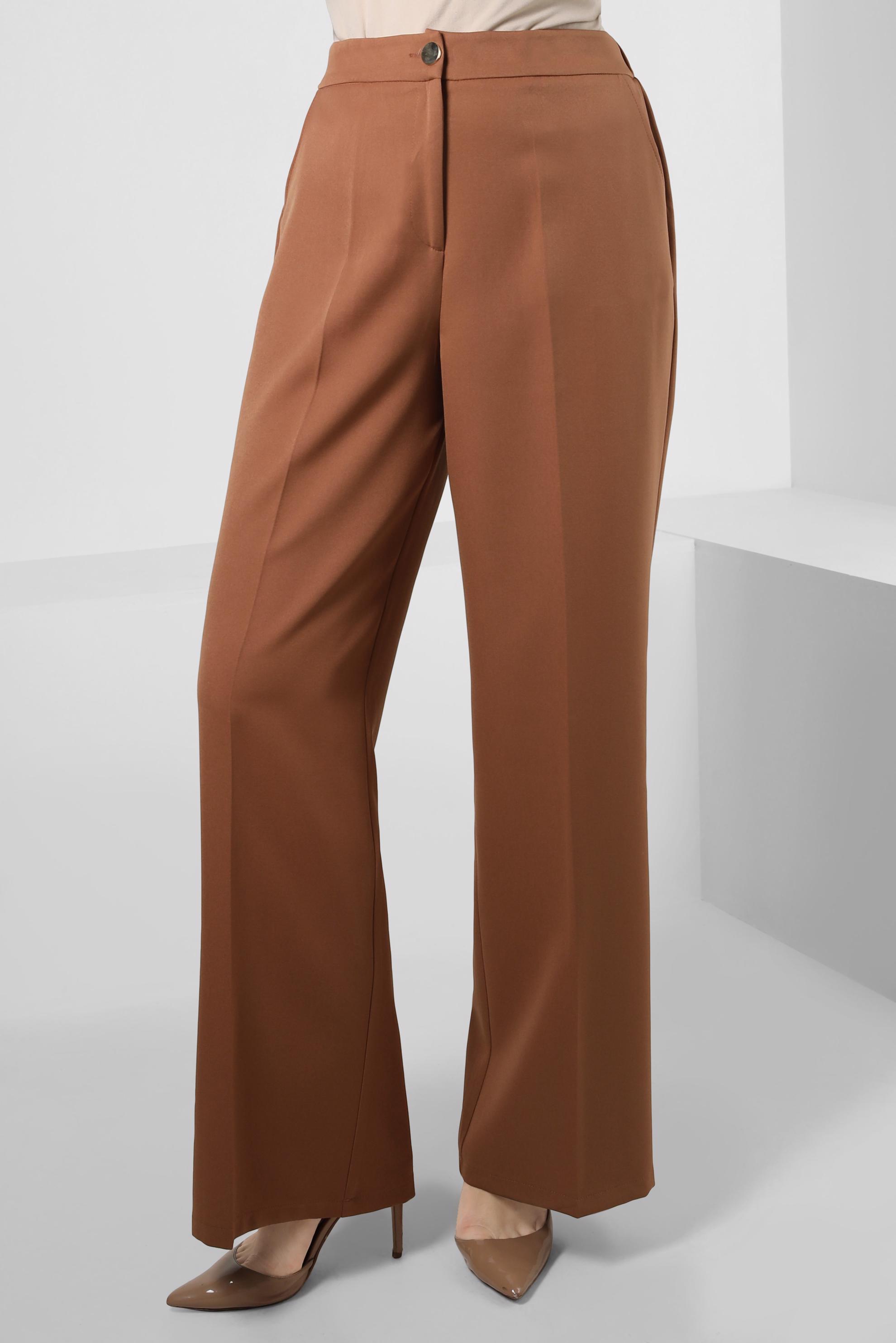 Tesettür giyim TABA BOL PAÇA CEPLİ PANTOLON 70568