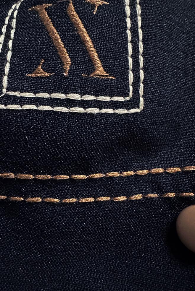 Tesettür giyim LACİVERT ÇIKARILABİLİR KAPÜŞONLU KEMERLİ PARDESÜ 10703 - ALVİNA