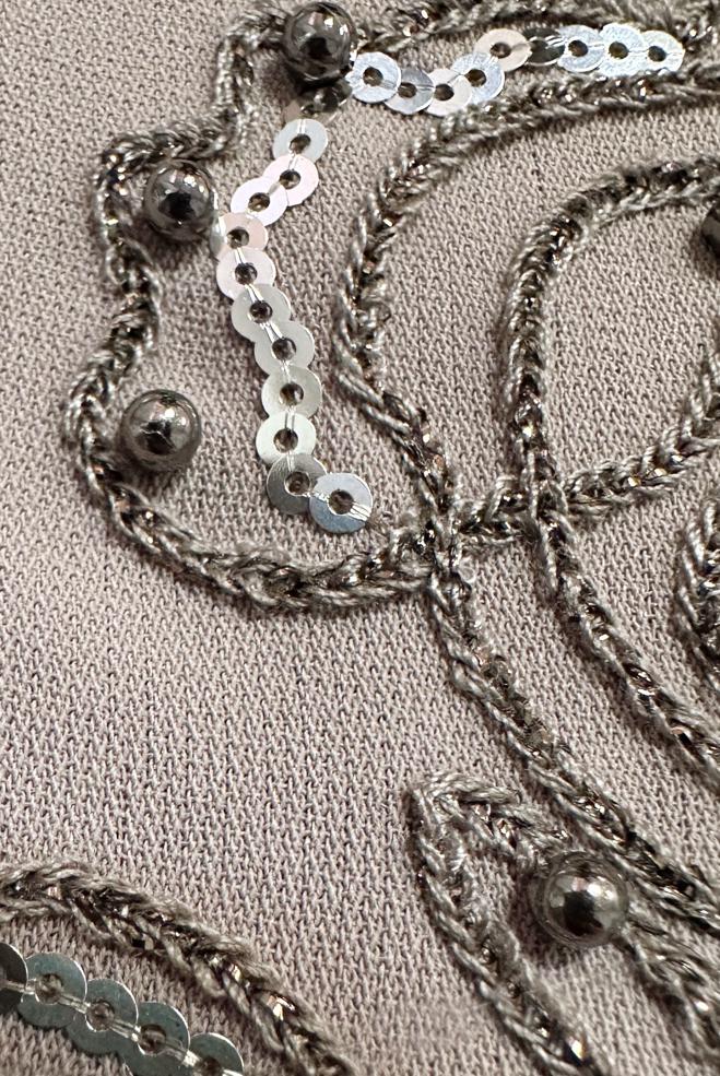 Hijab-Kleidung BEIGE BONCUK İŞLEMELİ CEPLİ PARDESÜ 10739 - ALVİNA