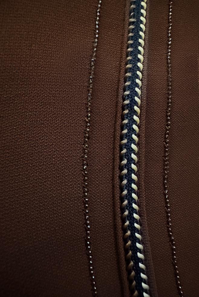 Vêtements hijab TABA SURMANTEAU COL MANDARINE AVEC DÉTAIL FERMETURE ÉCLAIR 10742 - ALVİNA