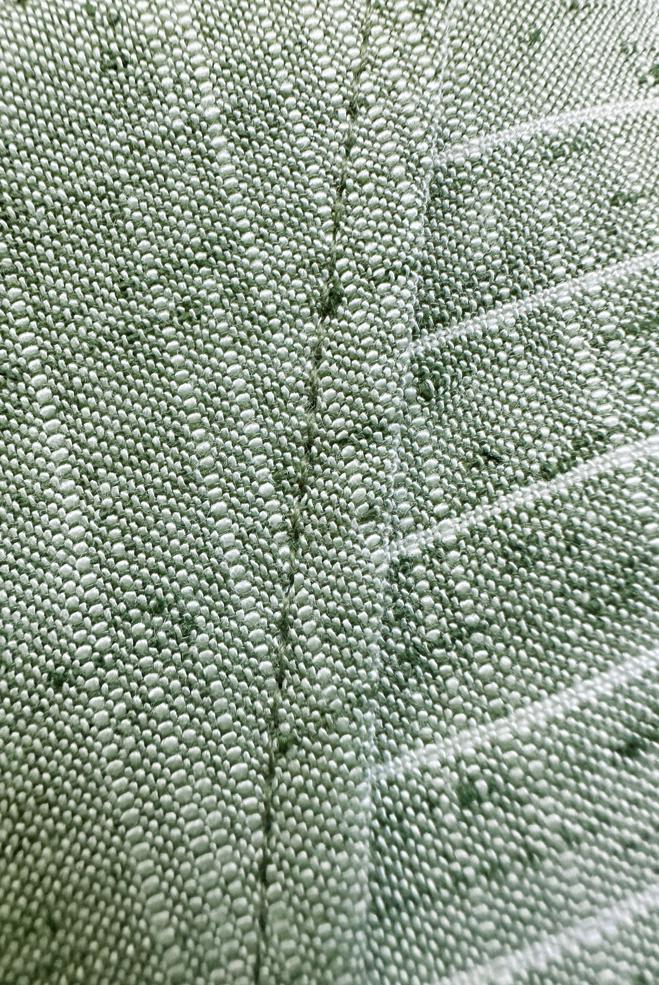 Vêtements hijab VERT SURMANTEAU À RAYURES AVEC NŒUD 10768 - ALVİNA