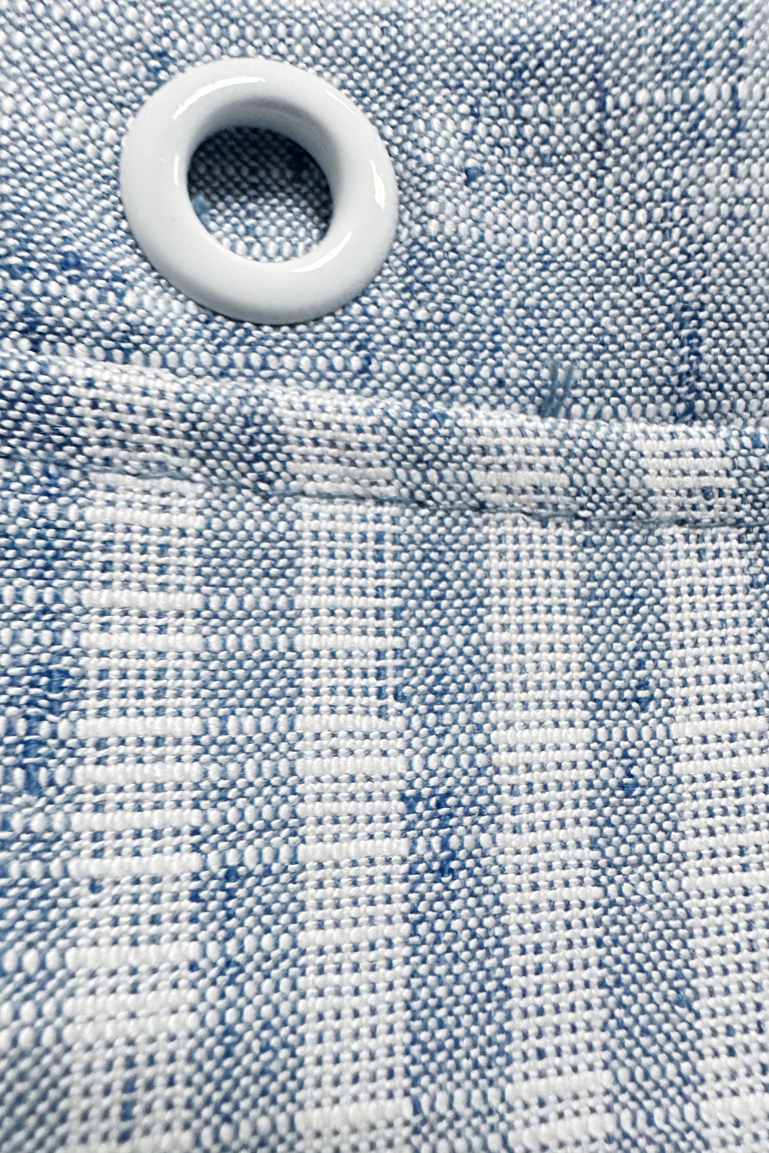 Tesettür giyim LACİVERT HAKİM YAKA KUŞGÖZÜ DETAYLI PARDESÜ 10775